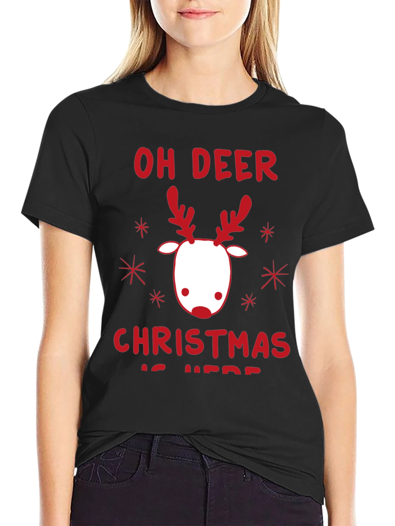 Oh Deer Christmas Shirt - Holiday Festive Tee
