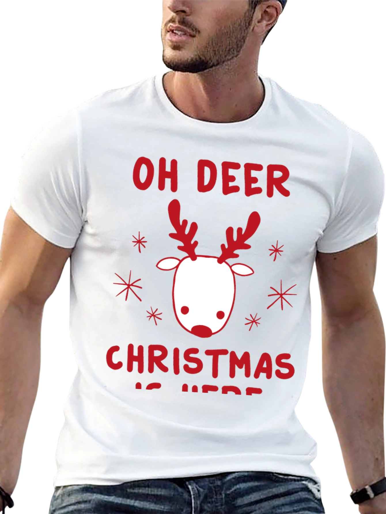 Oh Deer Christmas Shirt - Holiday Festive Tee