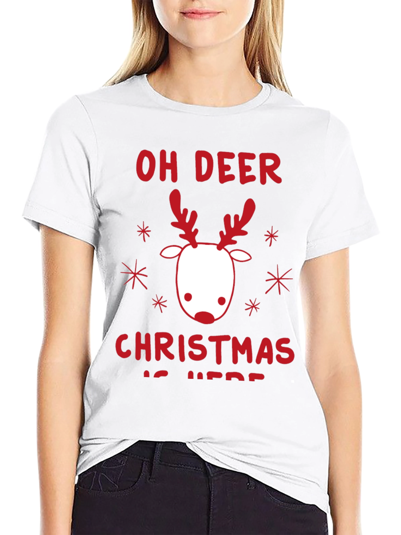 Oh Deer Christmas Shirt - Holiday Festive Tee