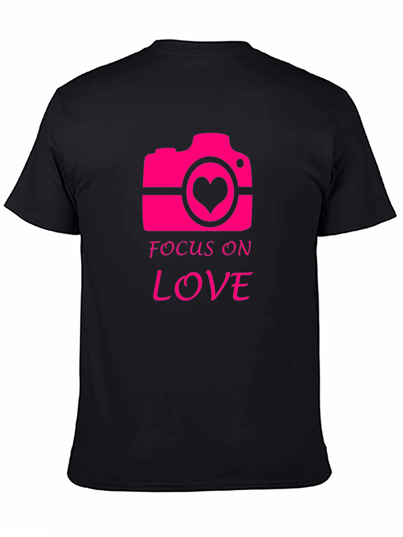 Focus on Love Camera Graphic T-Shirt