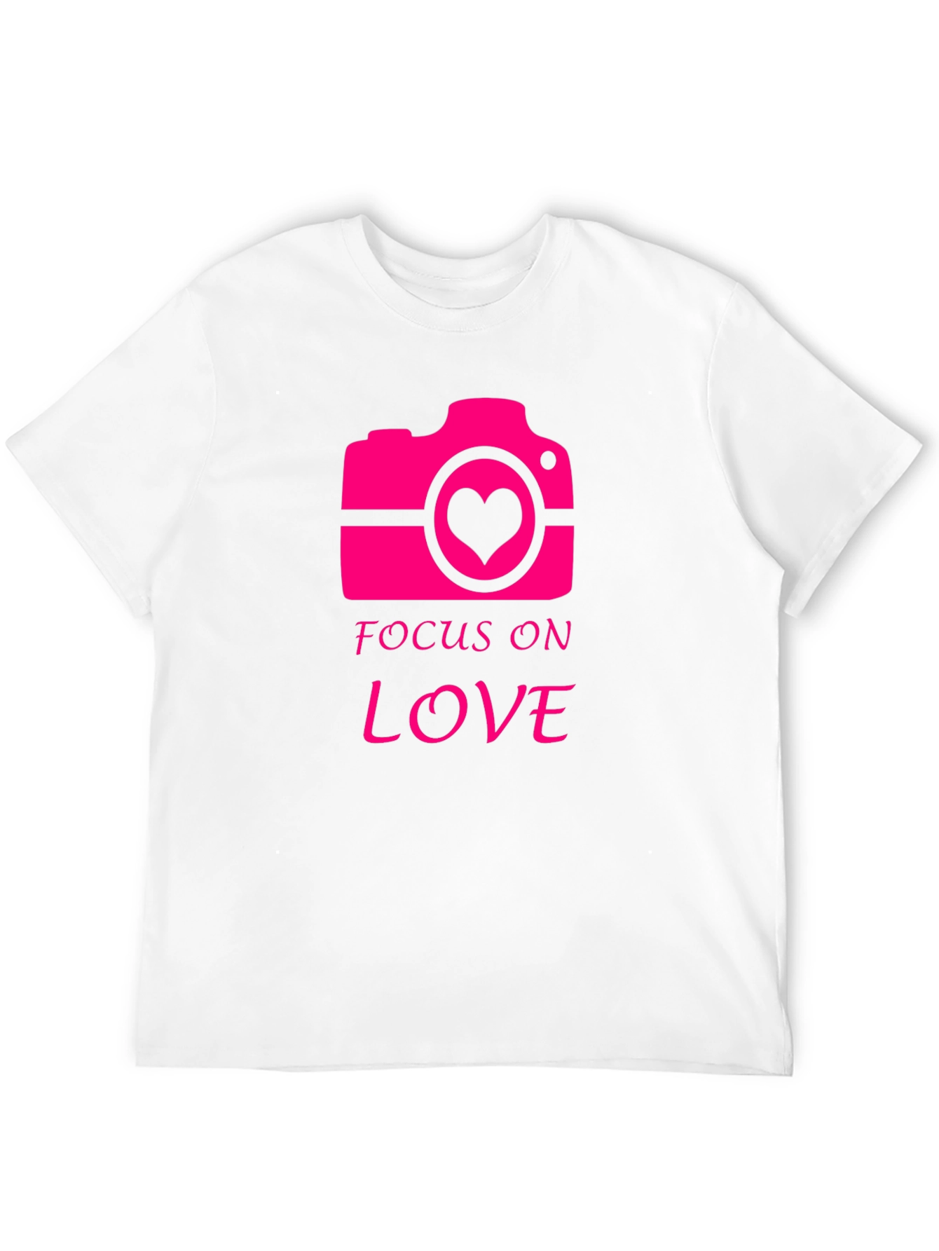 Focus on Love Camera Graphic T-Shirt