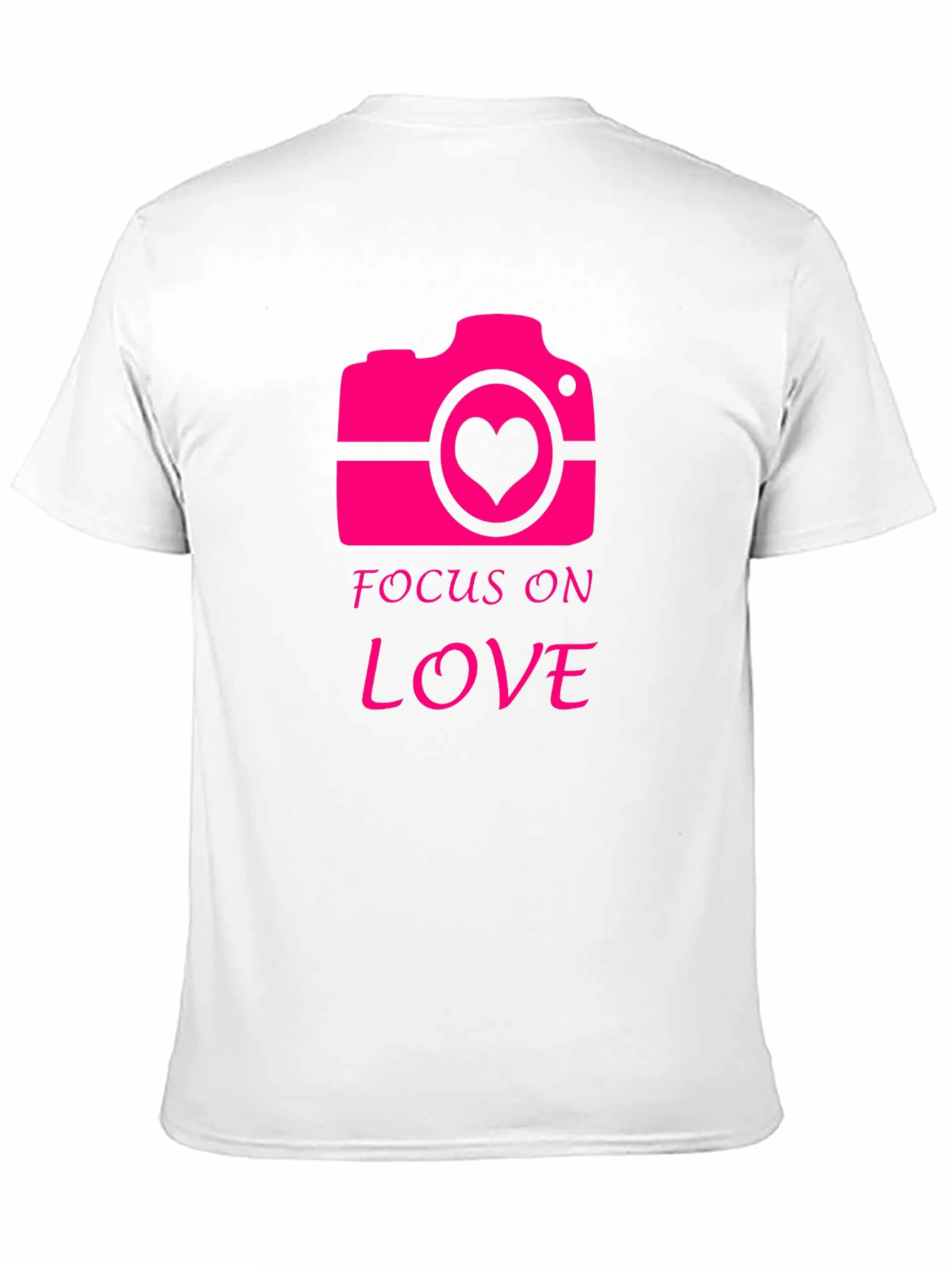 Focus on Love Camera Graphic T-Shirt