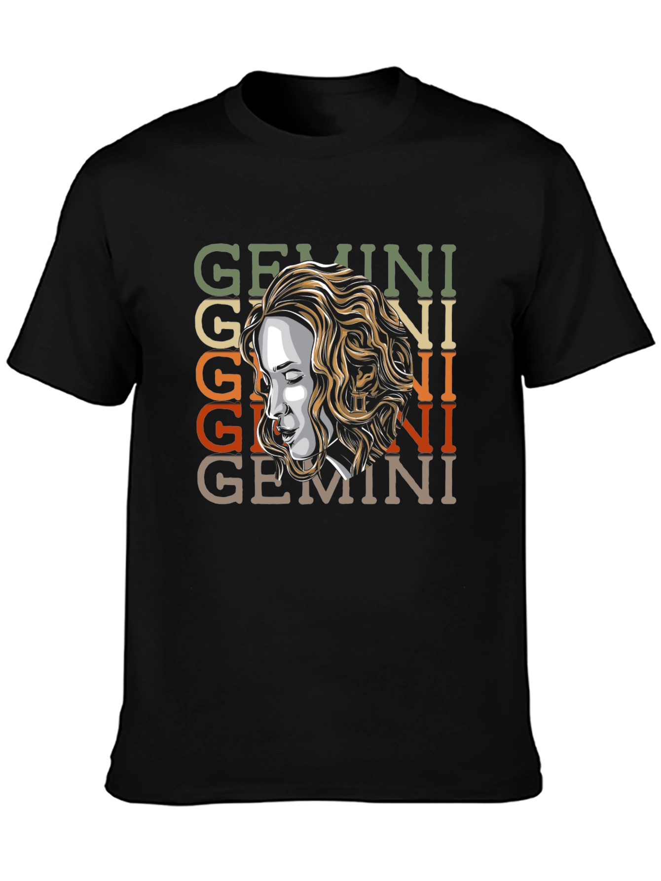 Gemini Zodiac Graphic T-Shirt