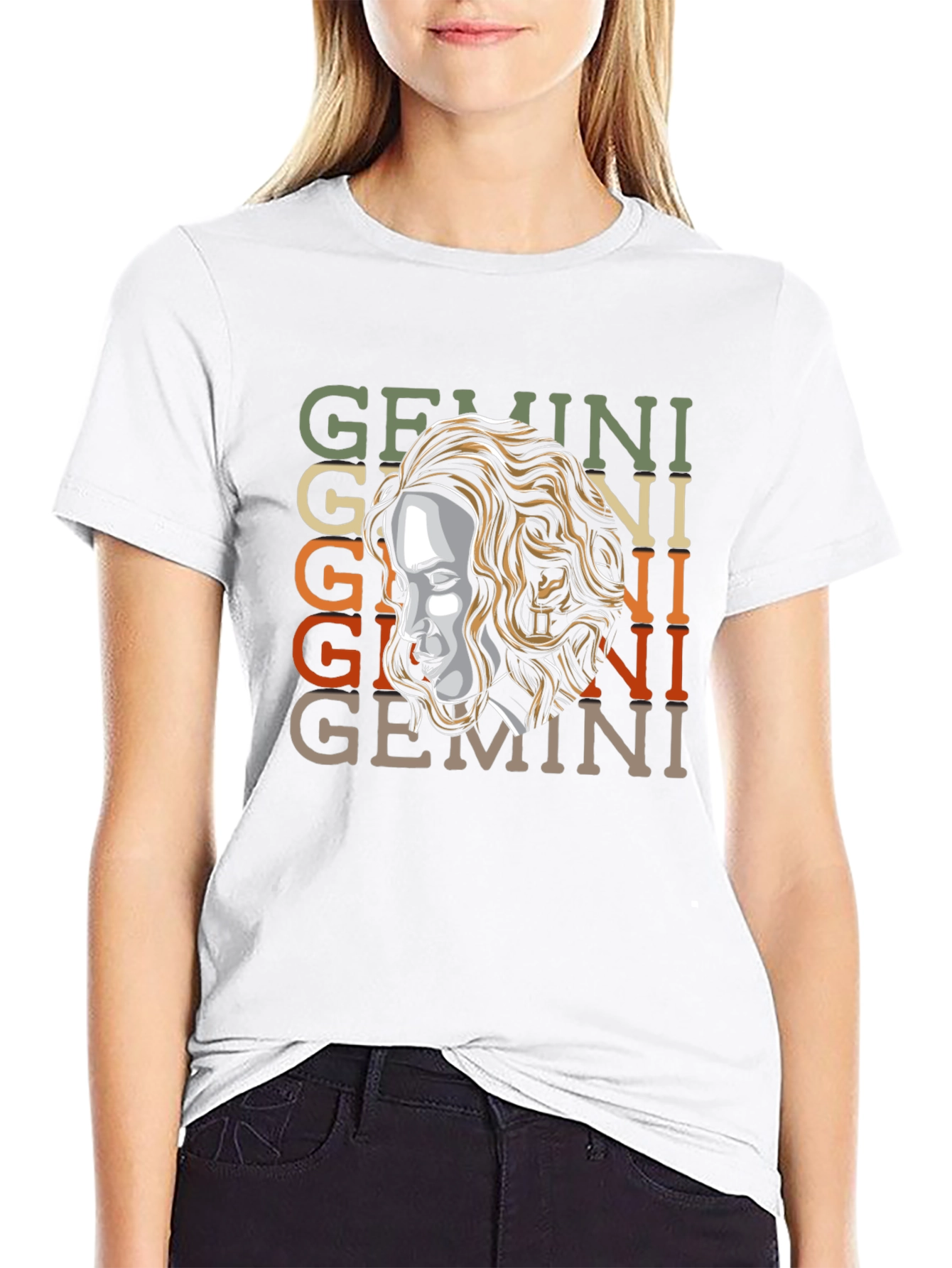 Gemini Zodiac Graphic T-Shirt