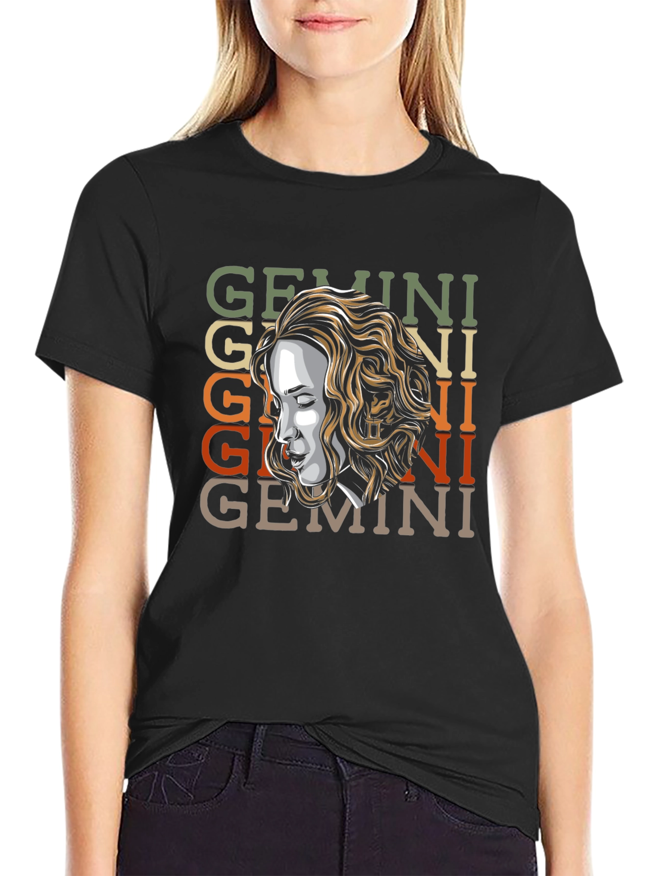 Gemini Zodiac Graphic T-Shirt