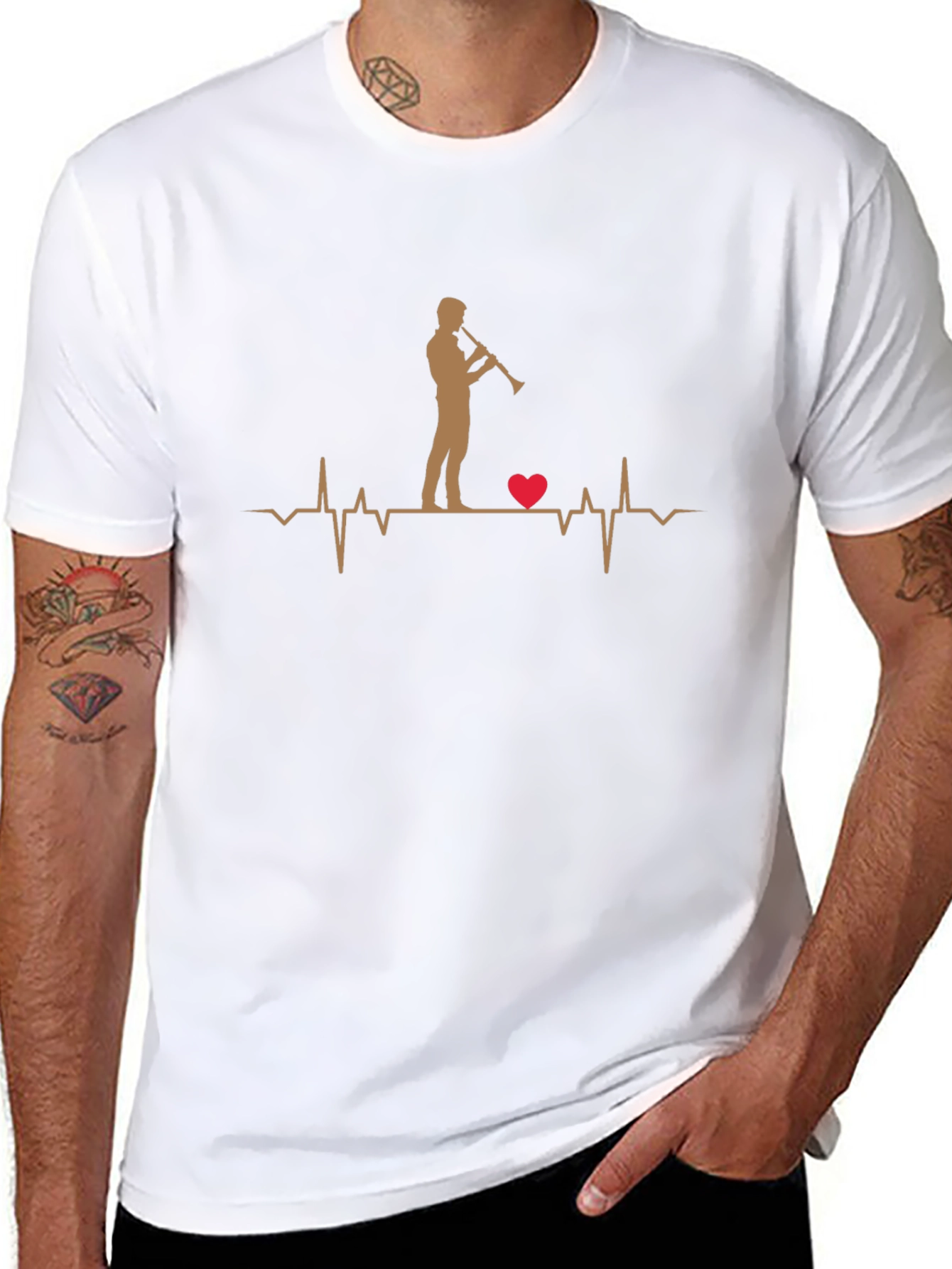 Music Lover Heartbeat T-Shirt