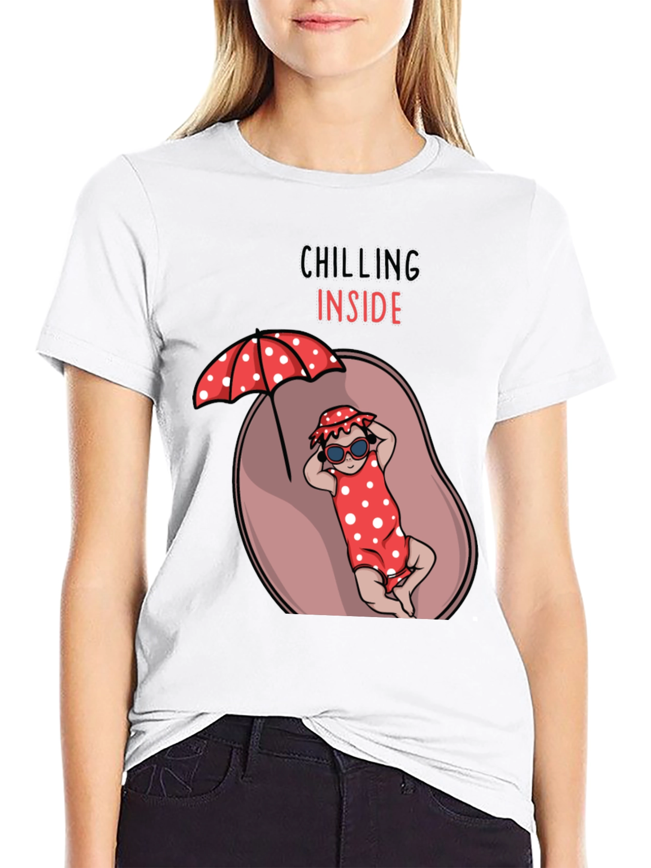 Chilling Inside Pregnancy T-Shirt