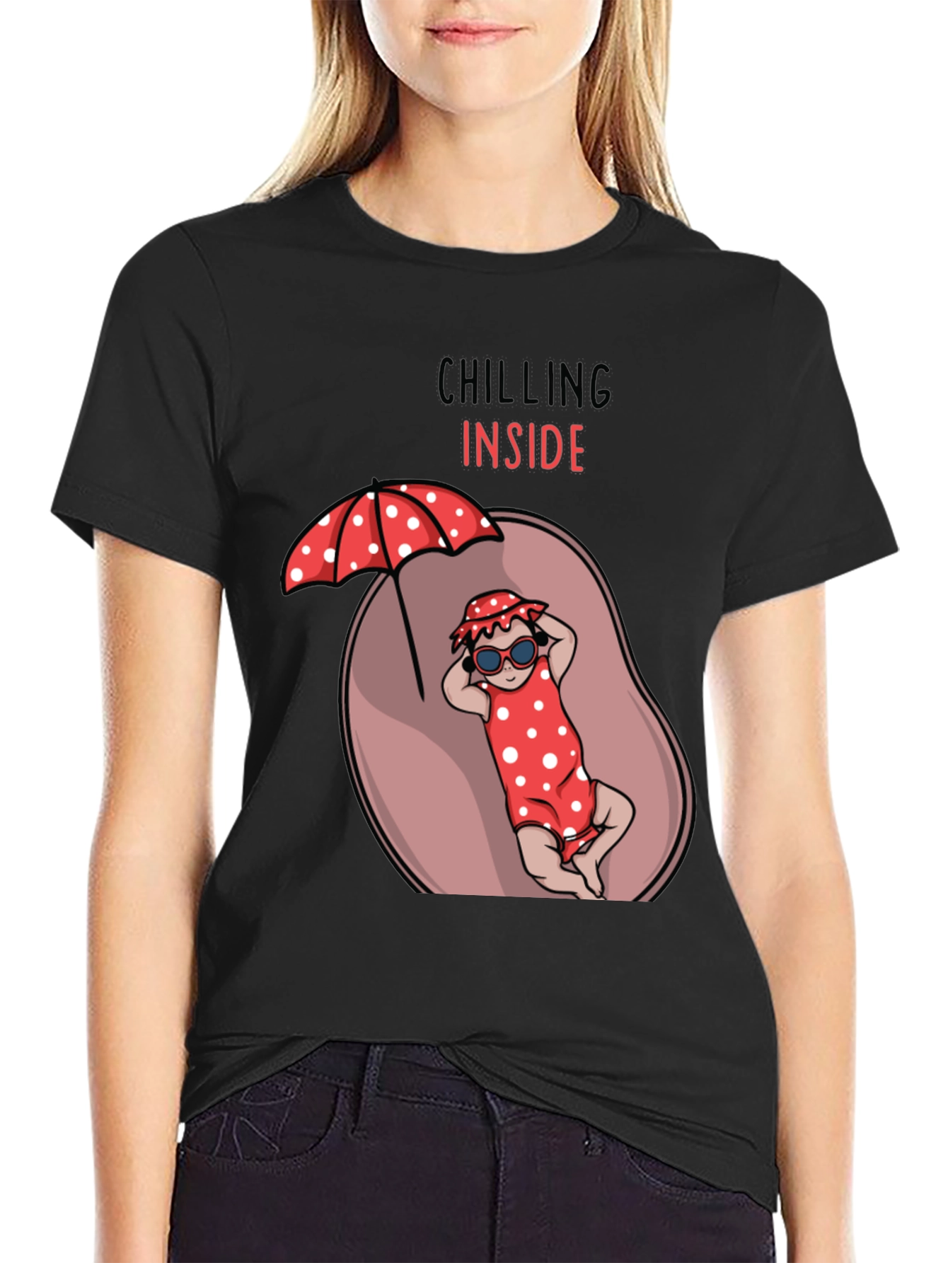 Chilling Inside Pregnancy T-Shirt