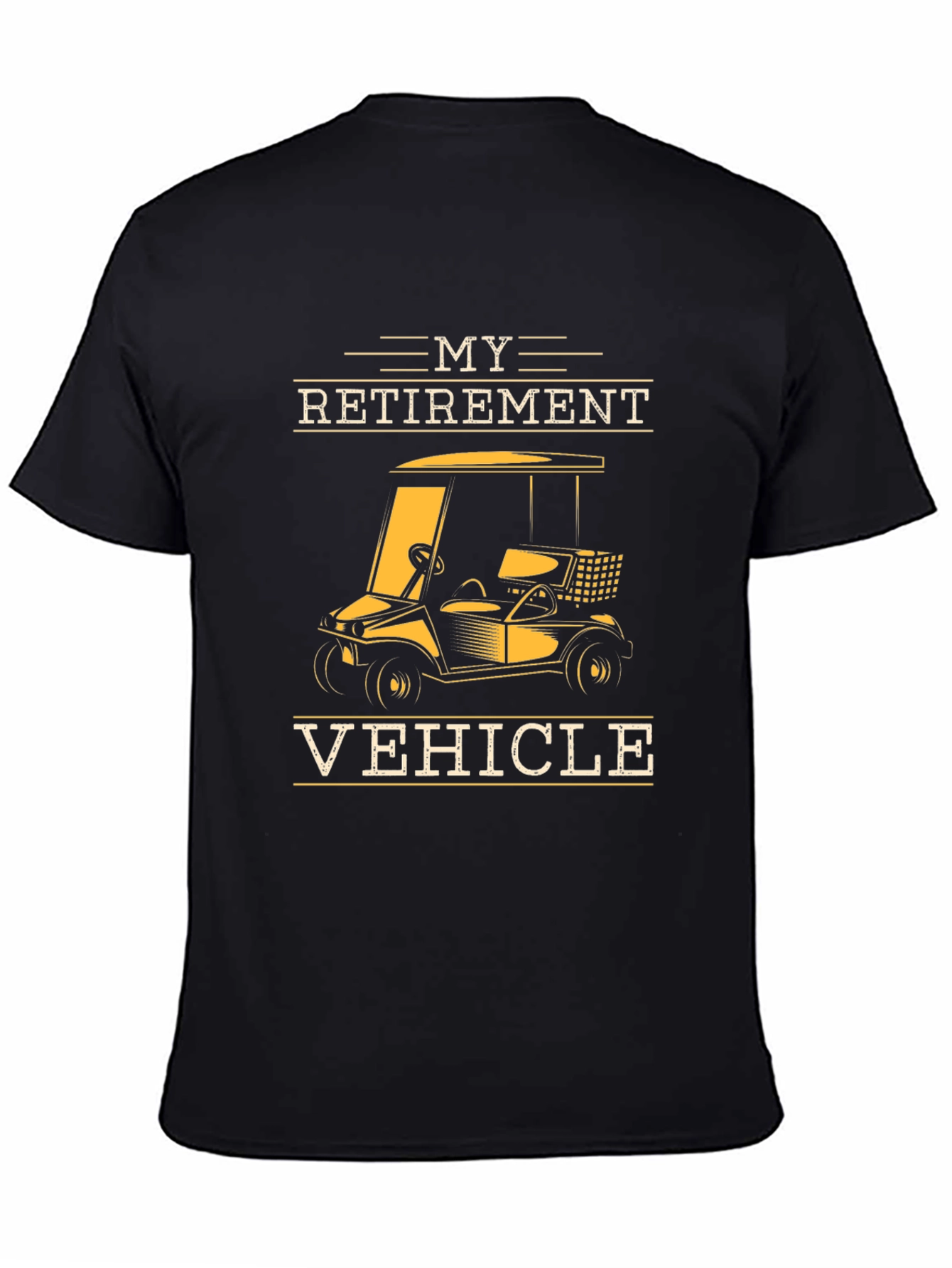 Retirement Vehicle Golf Cart T-Shirt