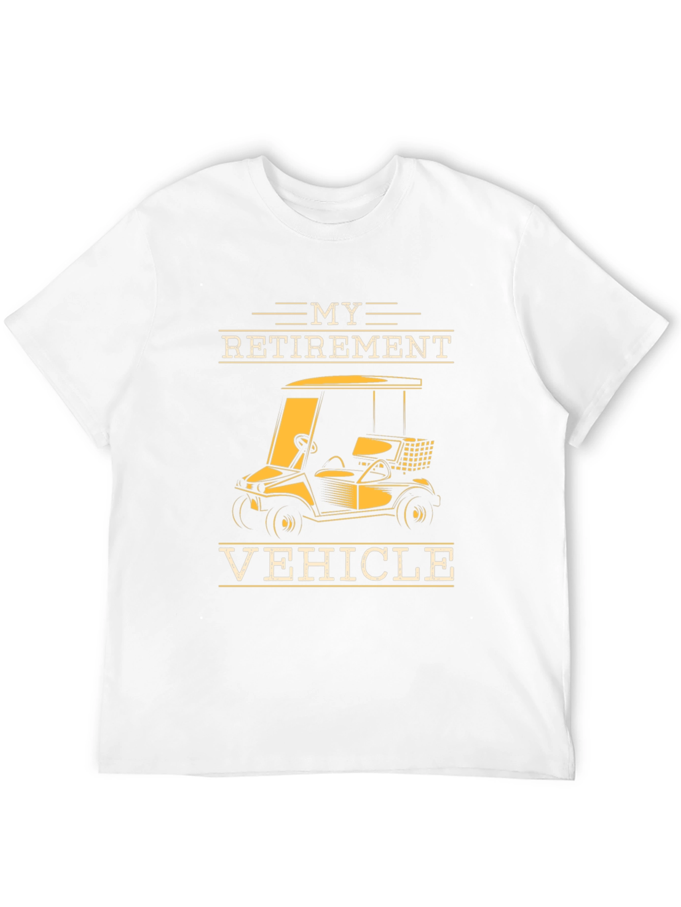 Retirement Vehicle Golf Cart T-Shirt