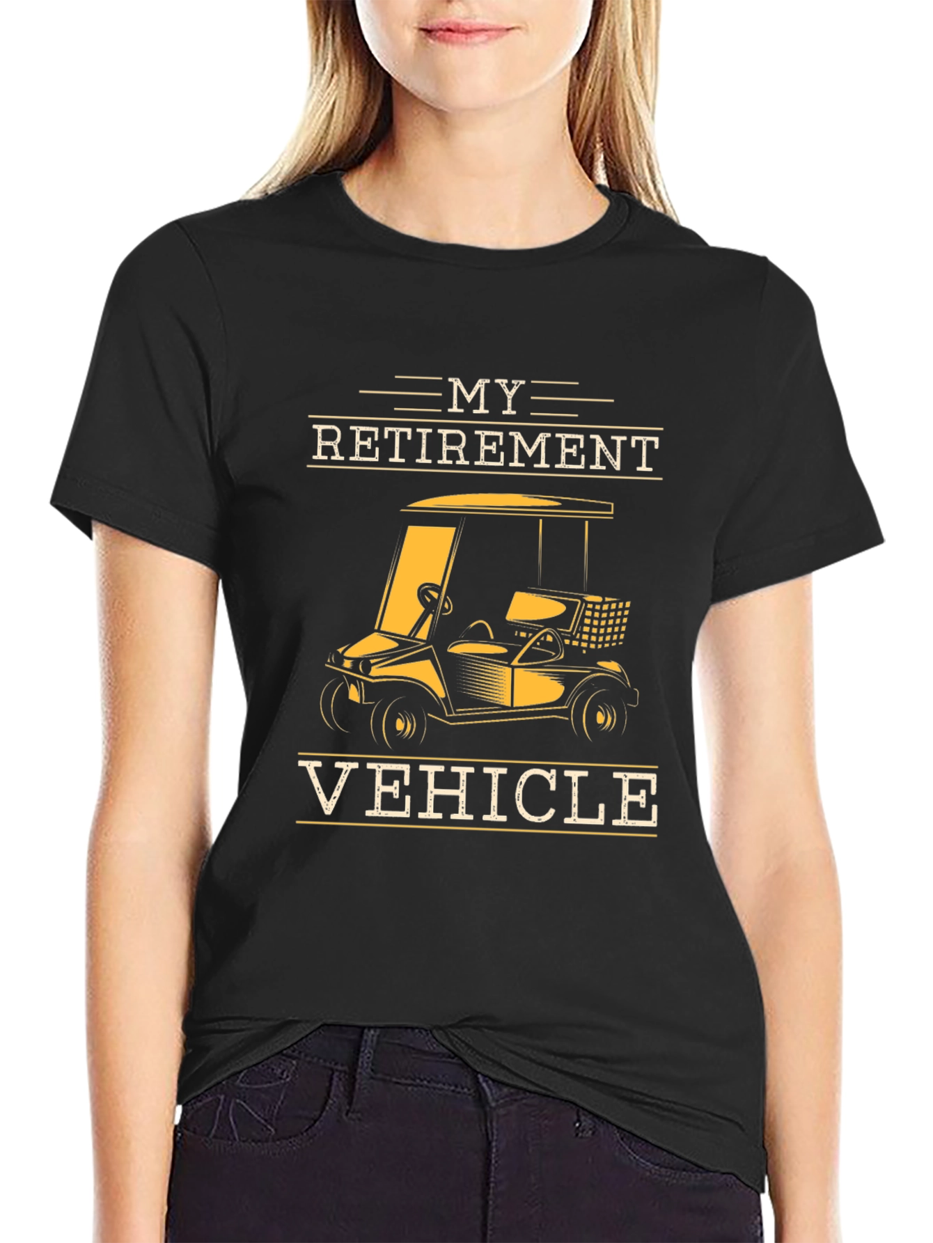 Retirement Vehicle Golf Cart T-Shirt