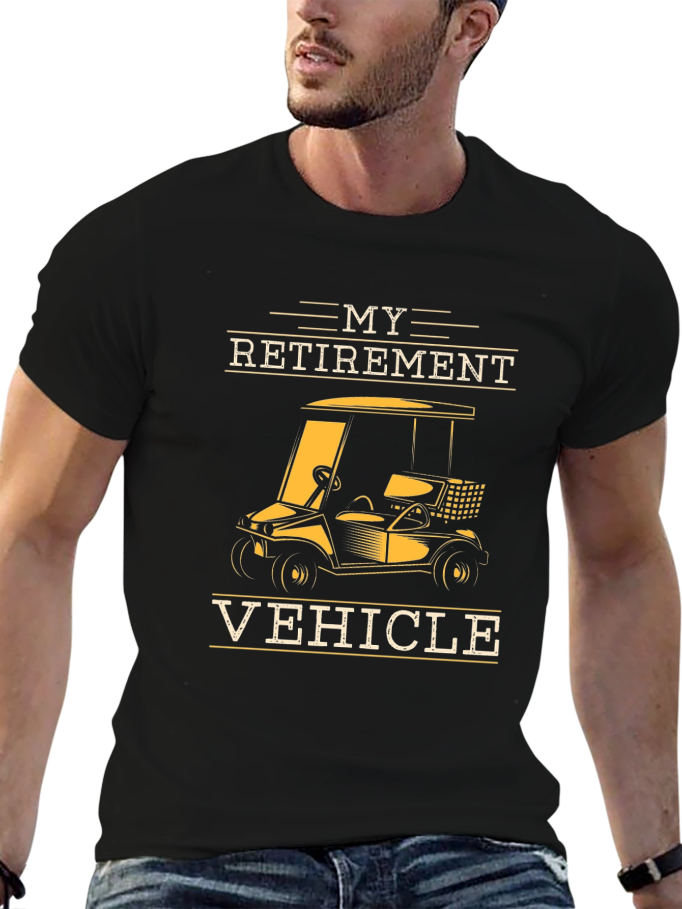 Retirement Vehicle Golf Cart T-Shirt