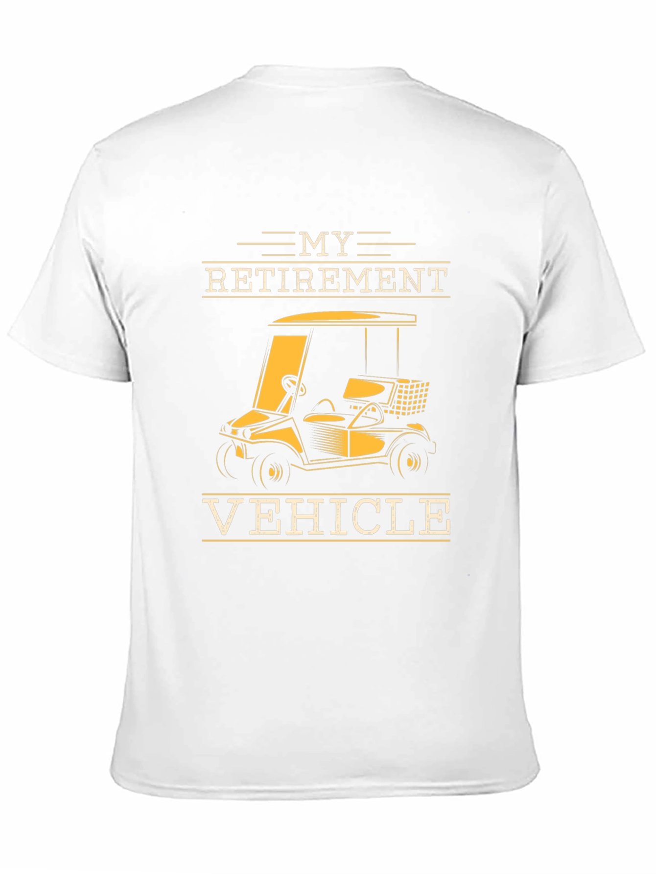Retirement Vehicle Golf Cart T-Shirt