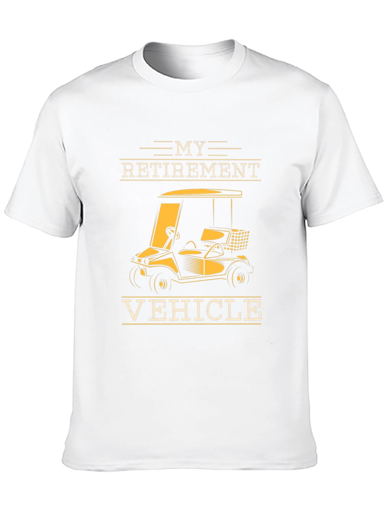 Retirement Vehicle Golf Cart T-Shirt
