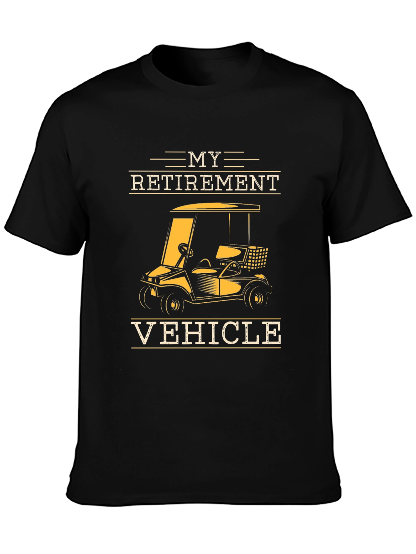 Retirement Vehicle Golf Cart T-Shirt