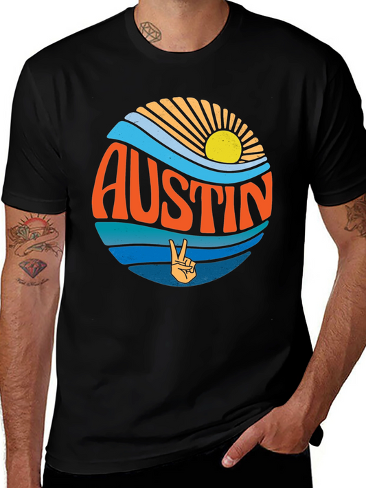 Austin Peace Sign T-Shirt