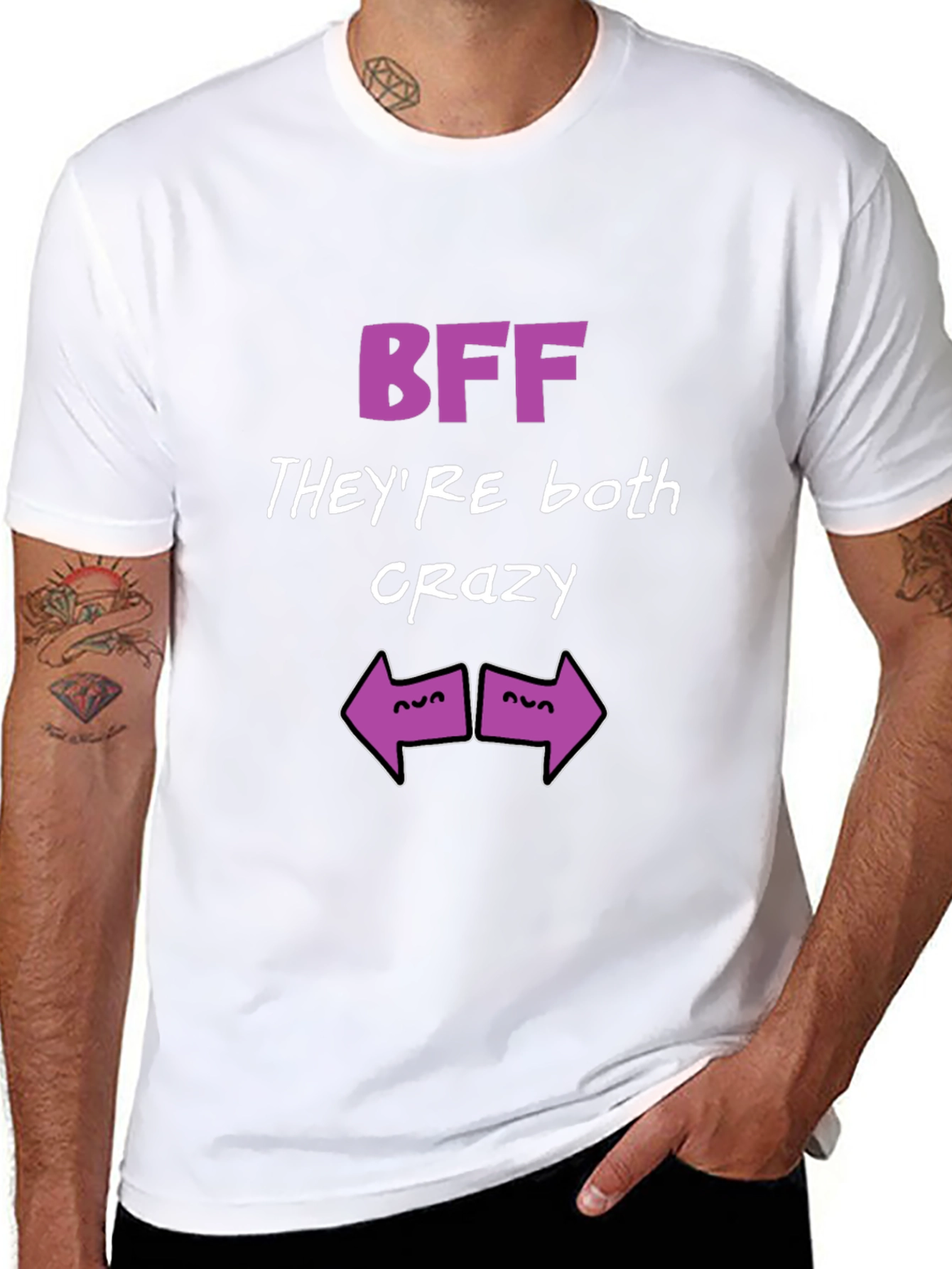 BFF Theyre Both Crazy T-Shirt