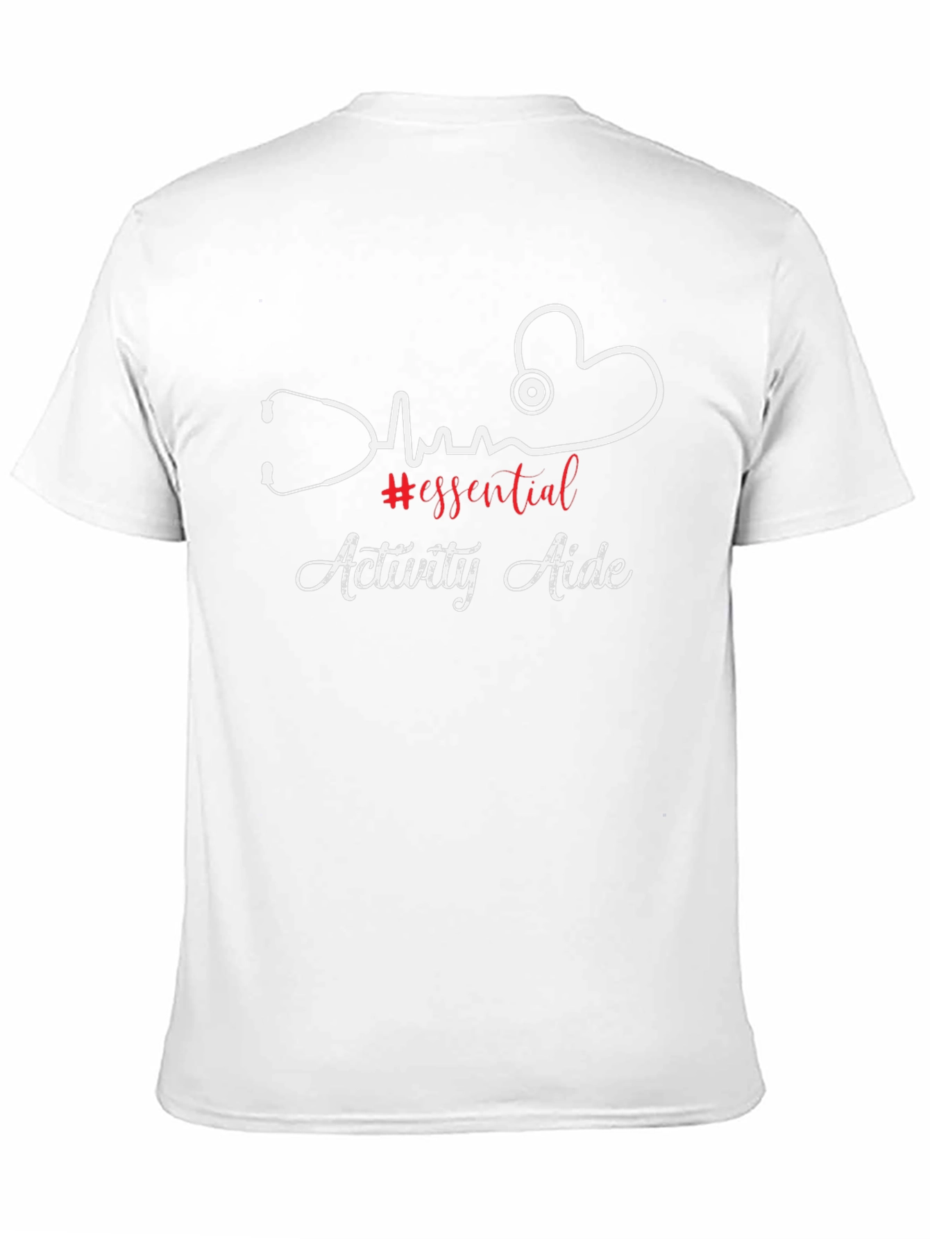 Essential Activity Aide Stethoscope Heartbeat T-Shirt