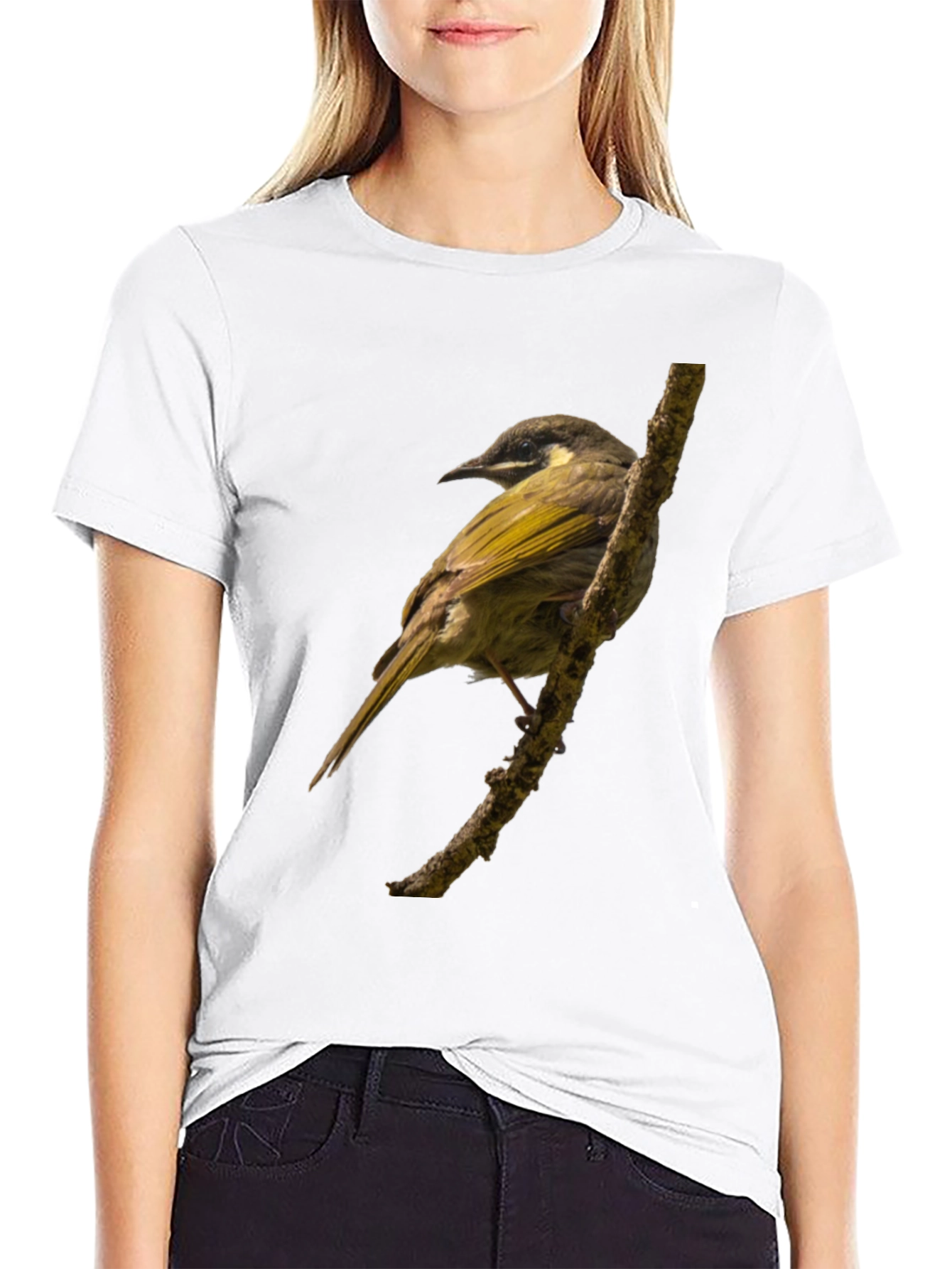 Bird on Branch Graphic T-Shirt
