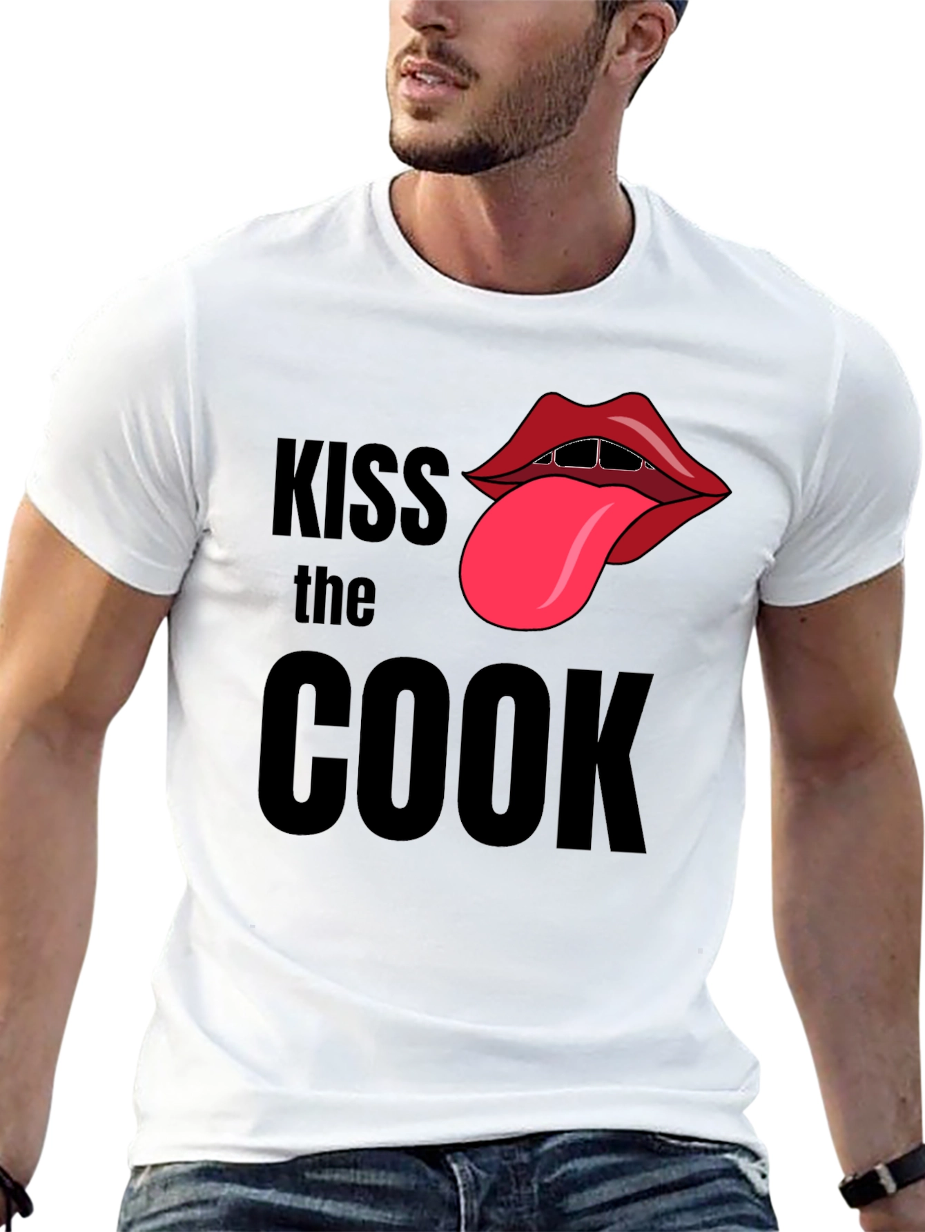 Kiss the Cook Graphic T-Shirt