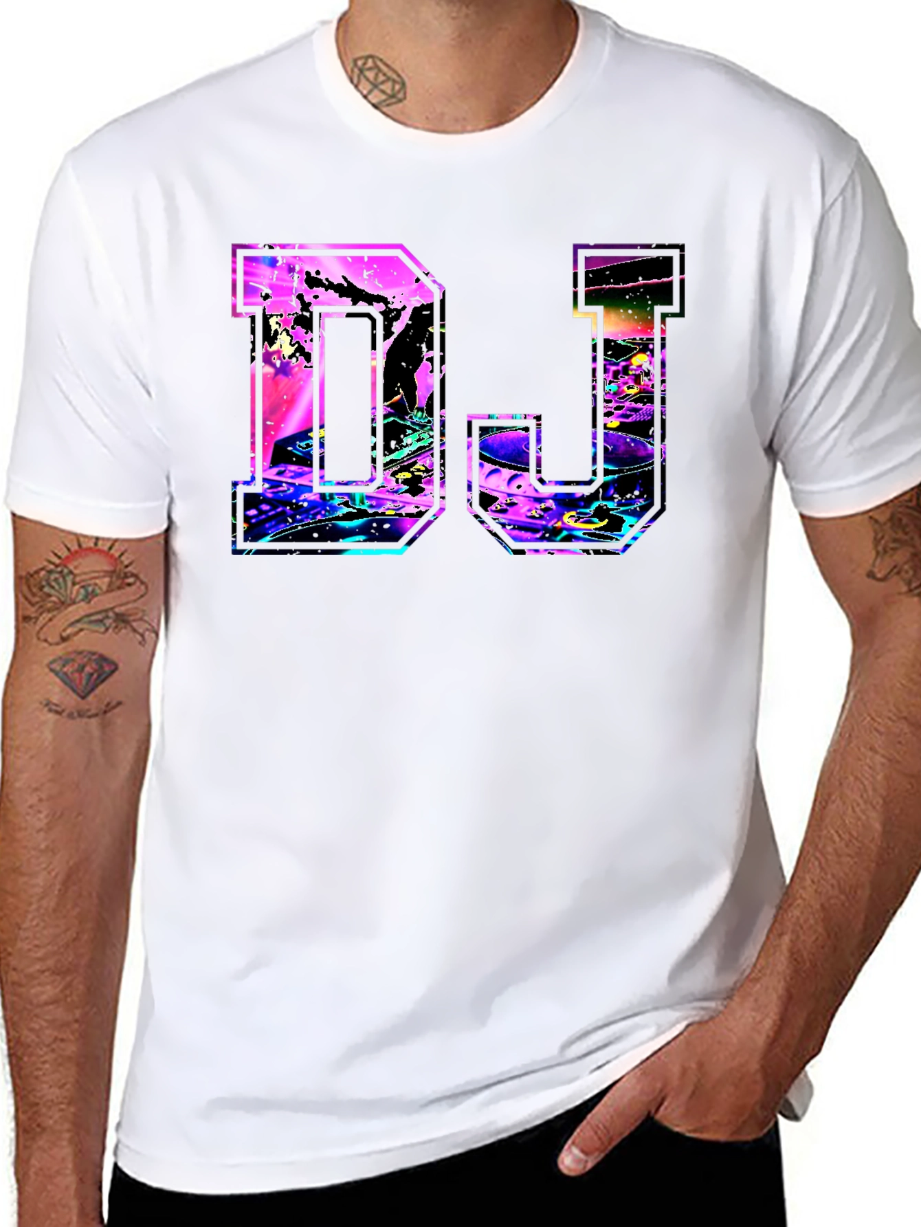 DJ Graphic T-Shirt - Black Tee