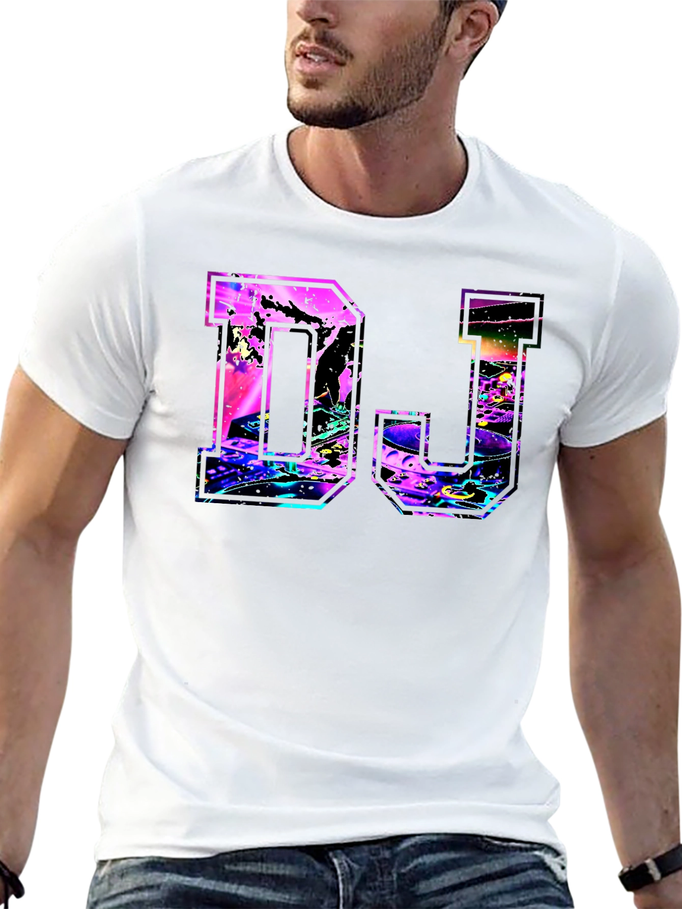 DJ Graphic T-Shirt - Black Tee