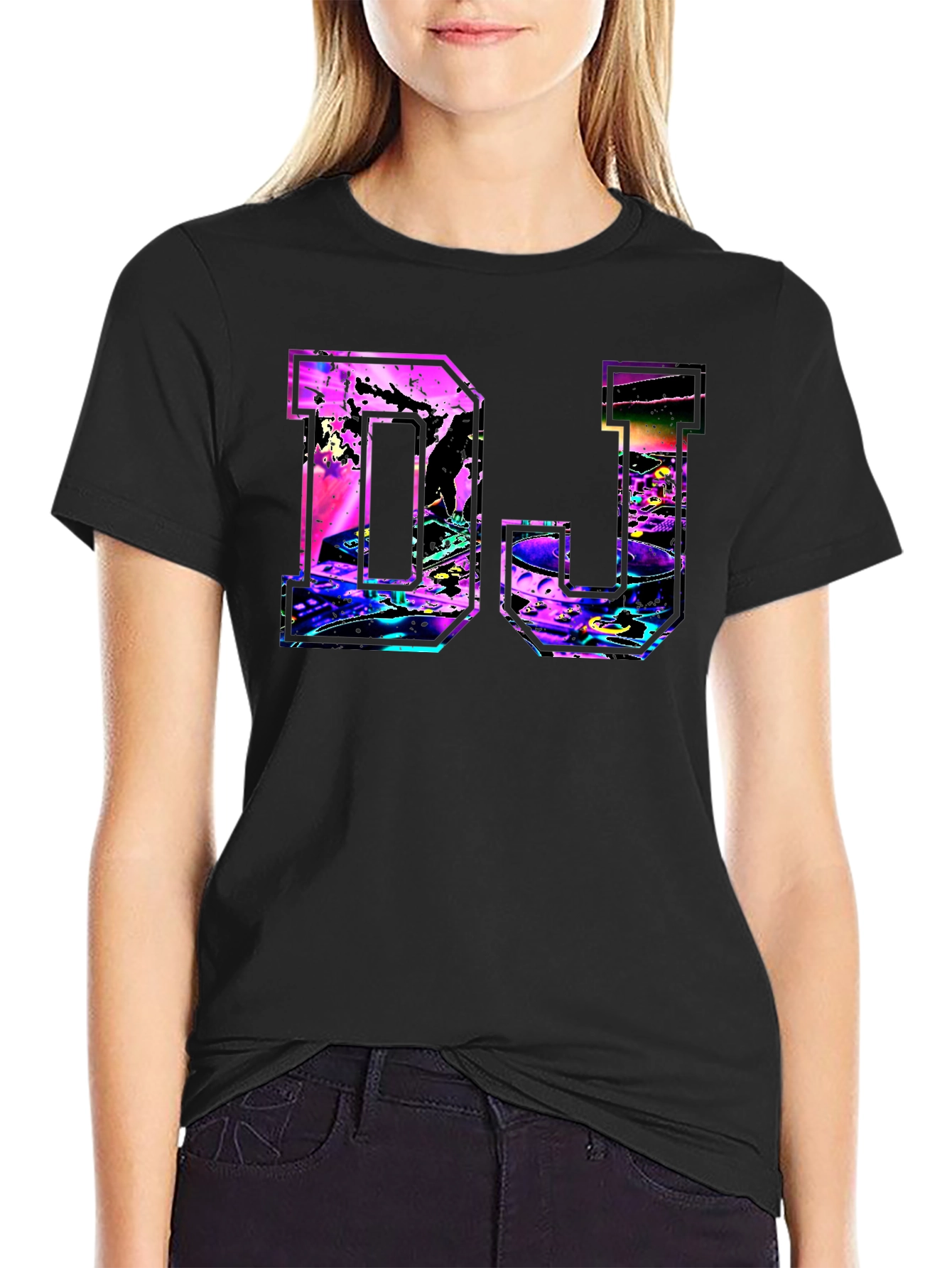 DJ Graphic T-Shirt - Black Tee