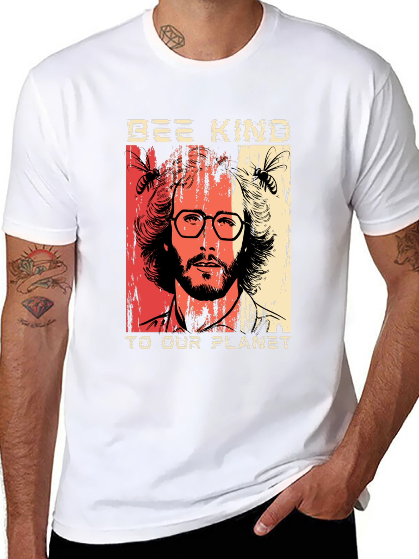 Bee Kind Graphic Tee - Save the Planet!