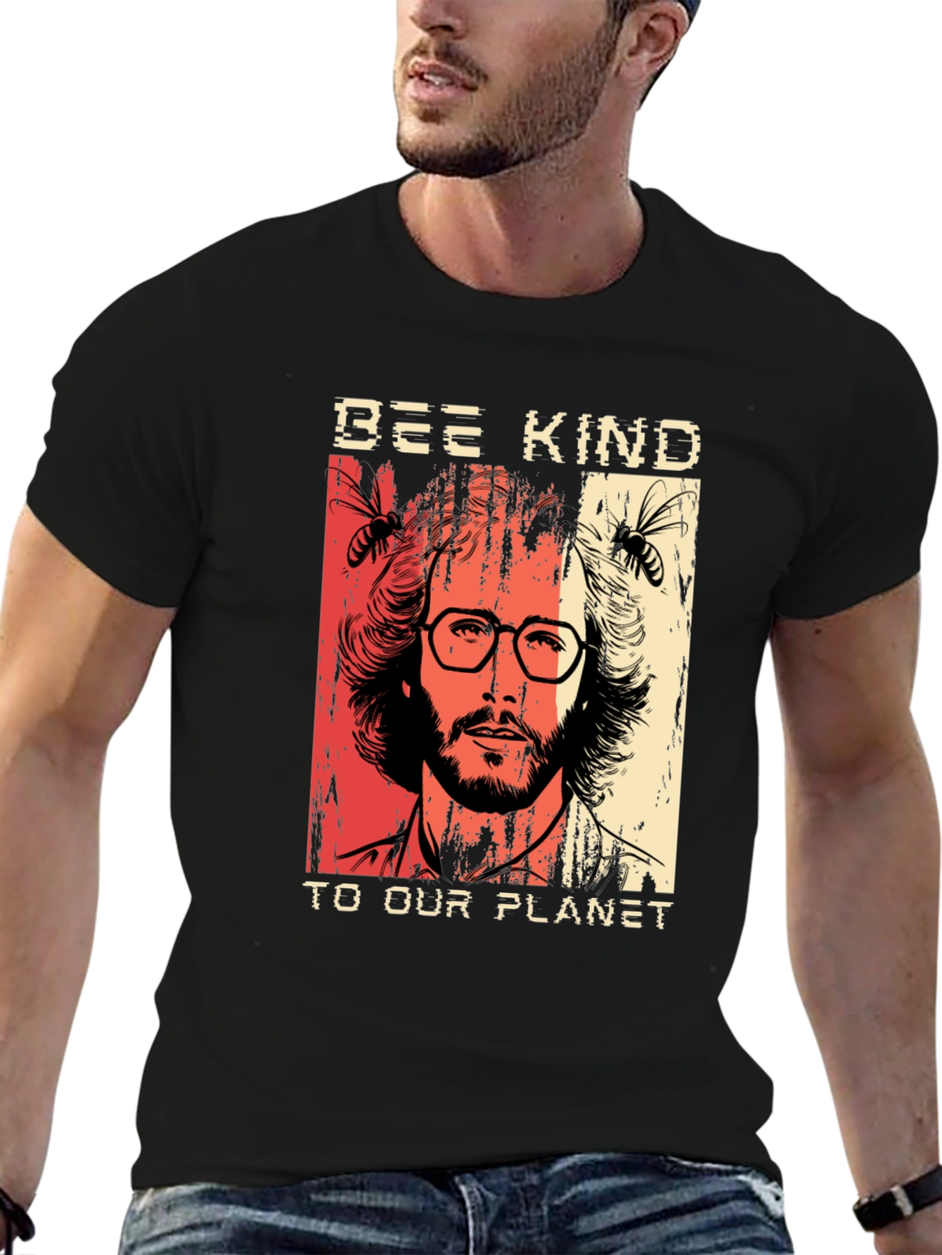 Bee Kind Graphic Tee - Save the Planet!