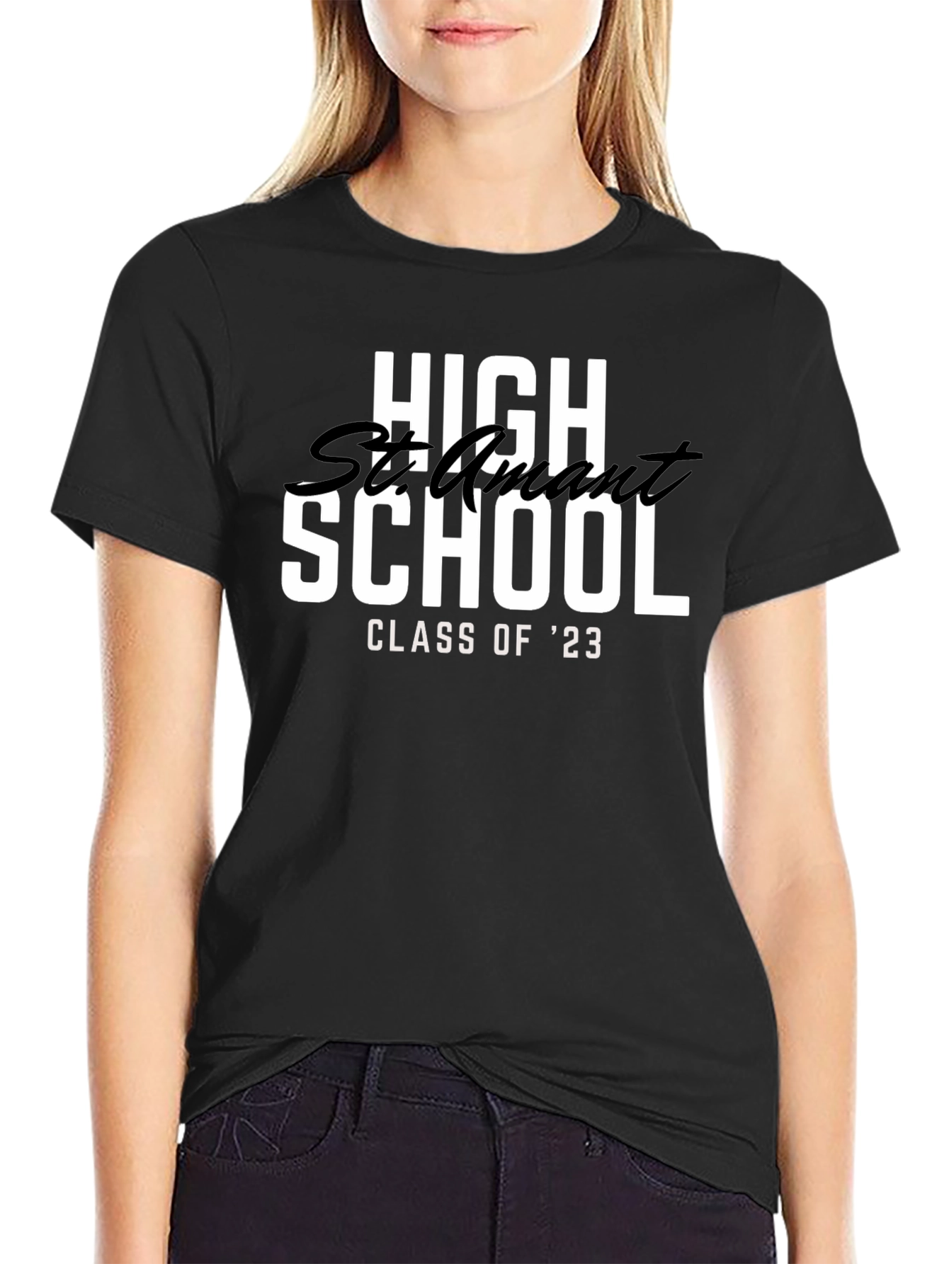 St. Amant High School Class of 23 Black T-Shirt