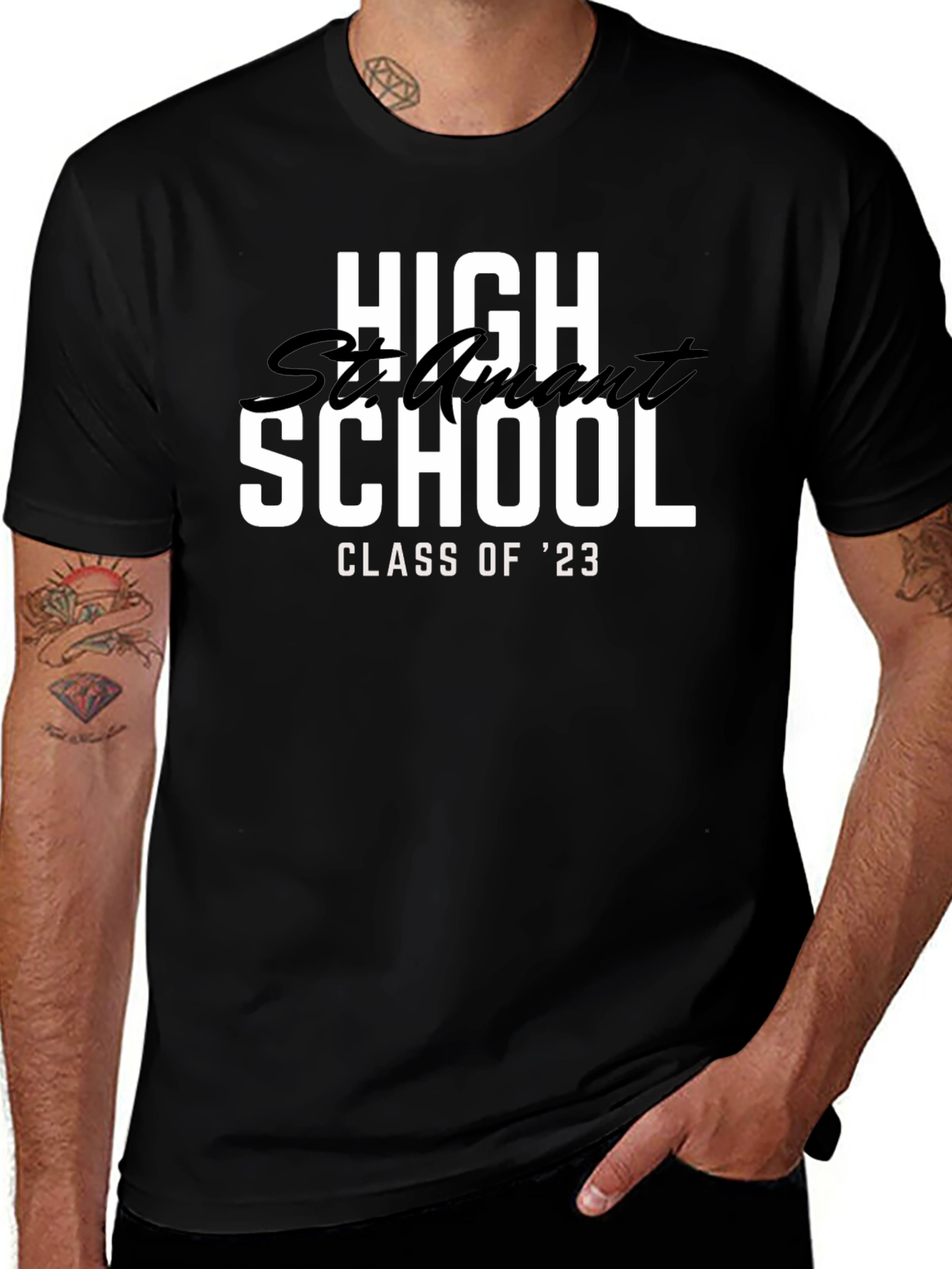 St. Amant High School Class of 23 Black T-Shirt