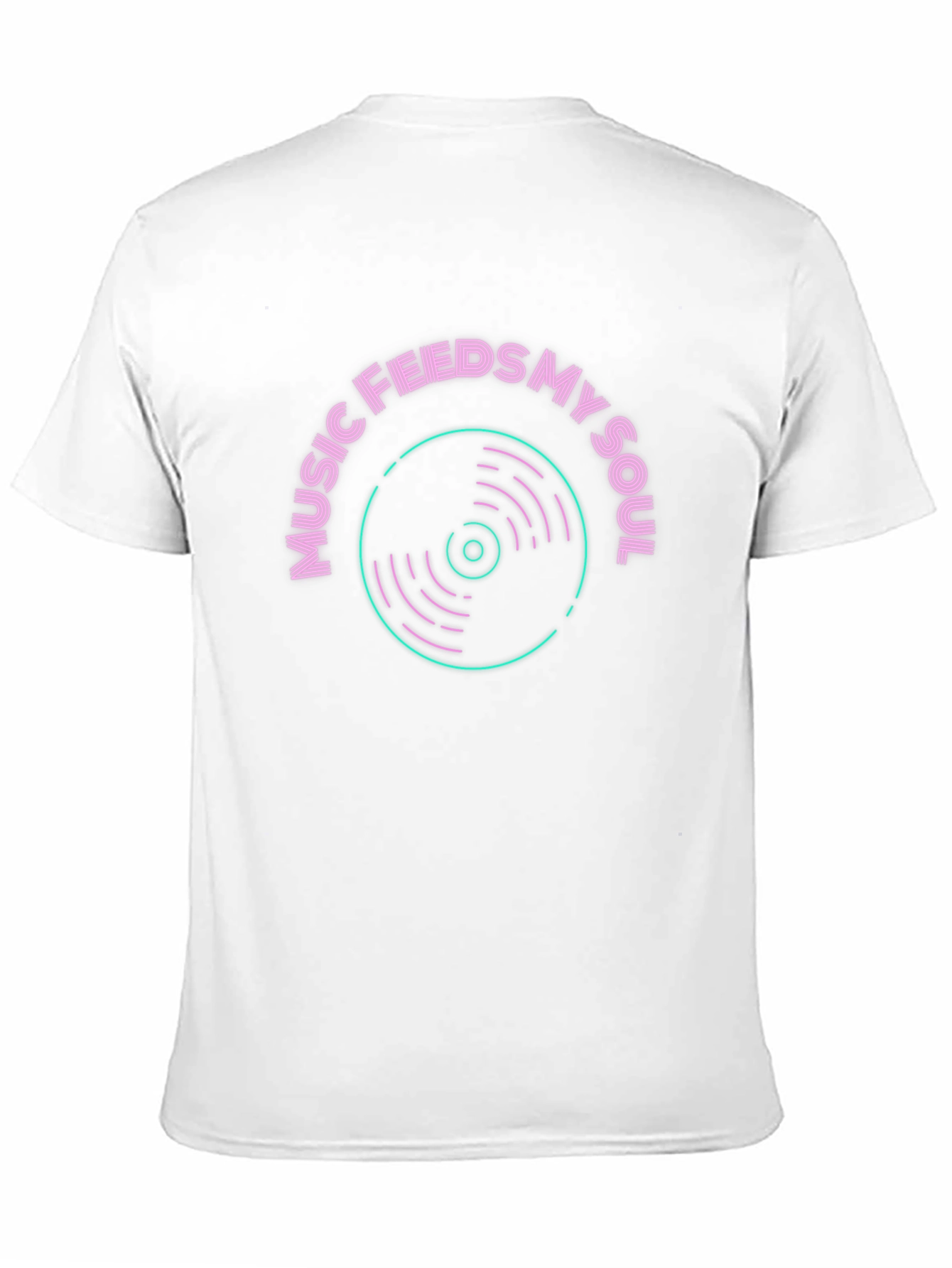 Music Feeds My Soul Black T-Shirt