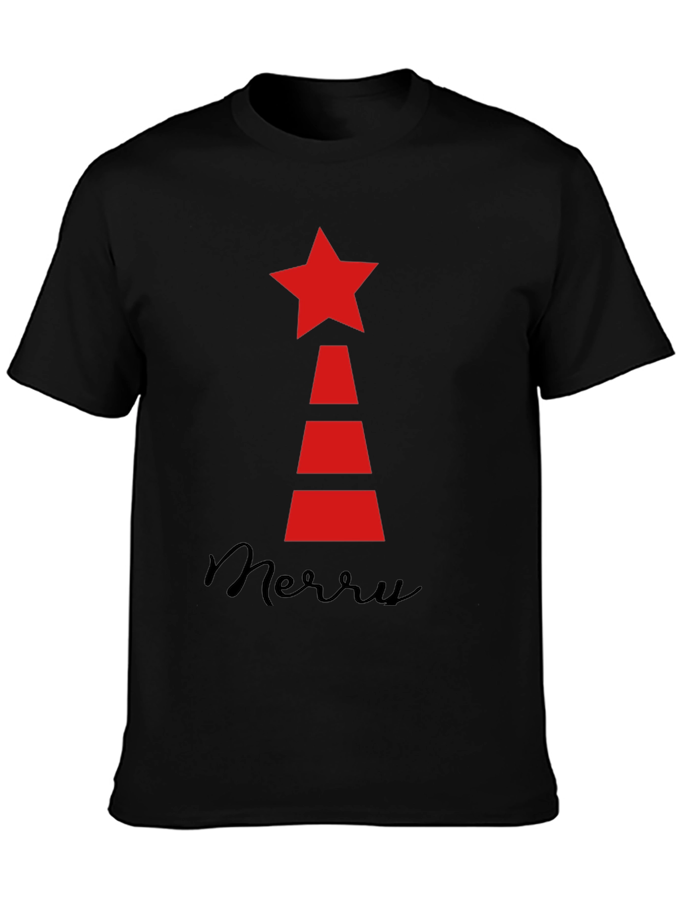 Festive Holiday Star Tree T-Shirt