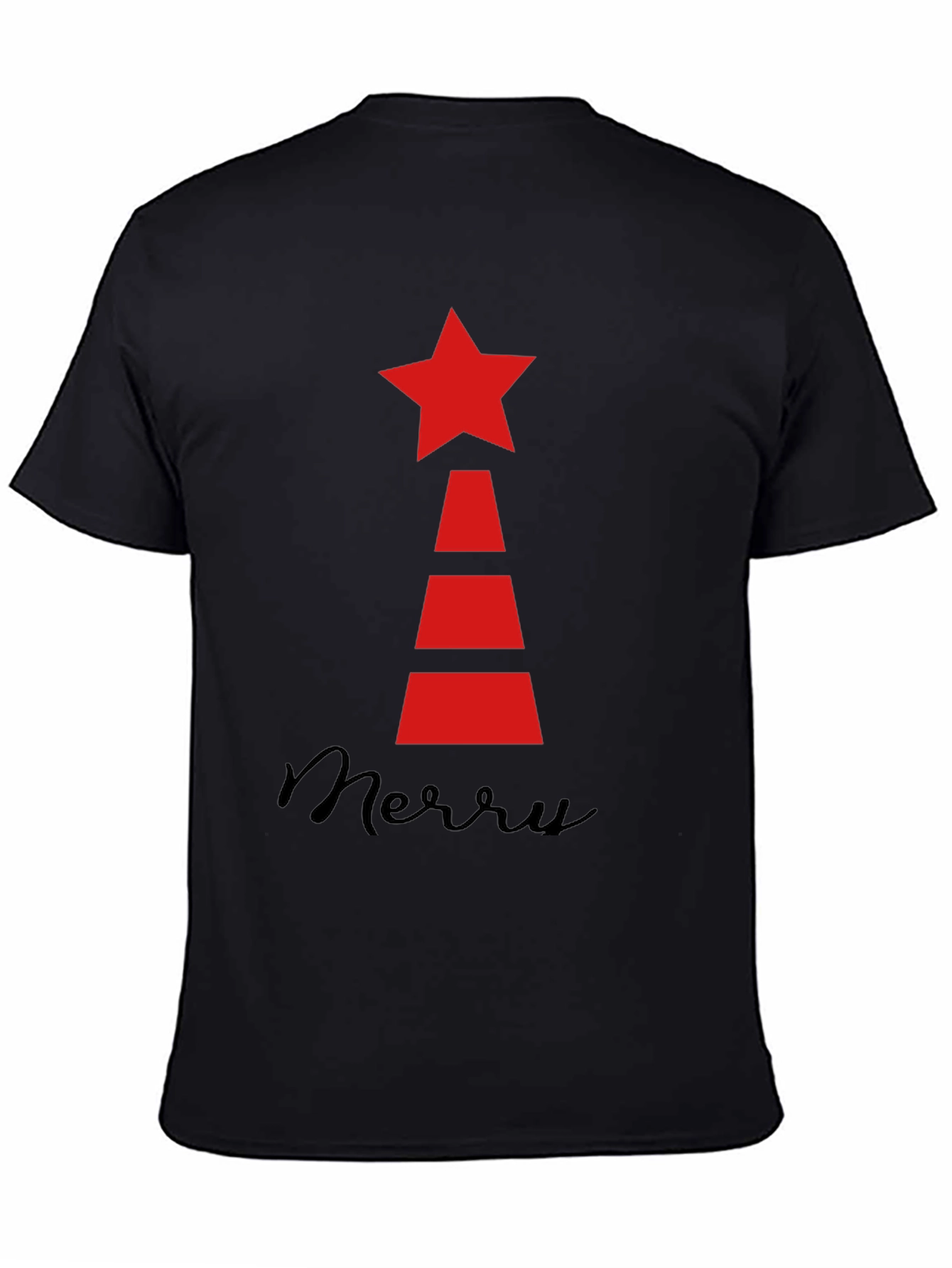 Festive Holiday Star Tree T-Shirt