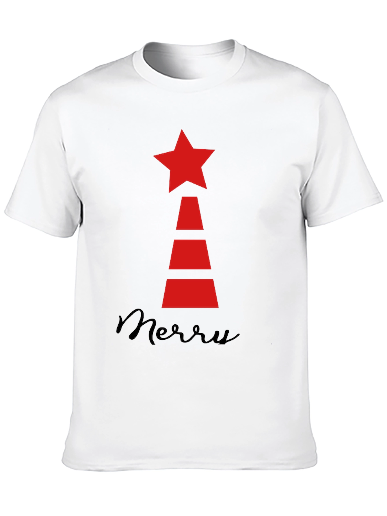 Festive Holiday Star Tree T-Shirt
