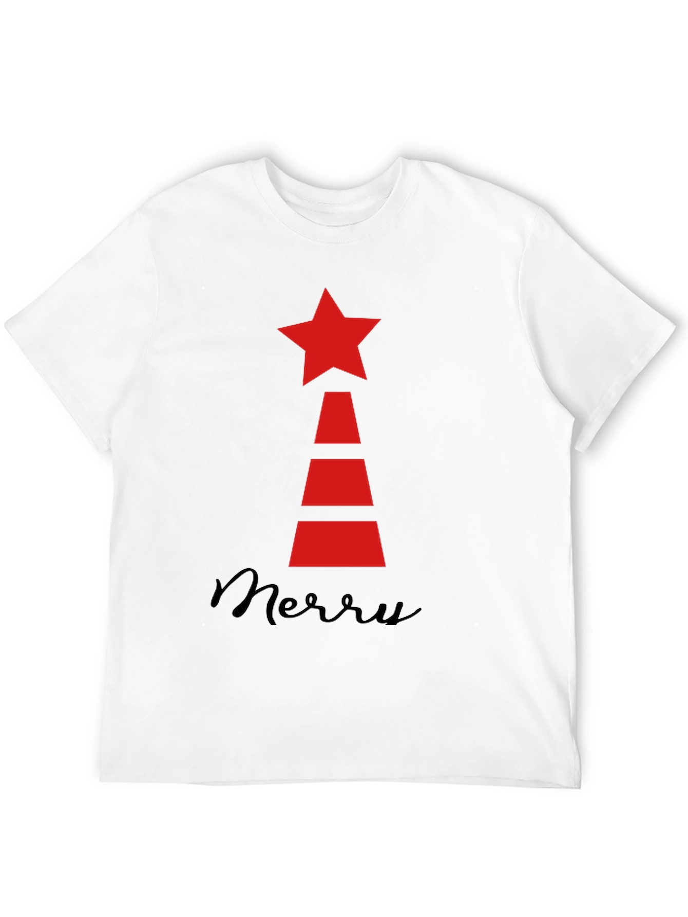 Festive Holiday Star Tree T-Shirt