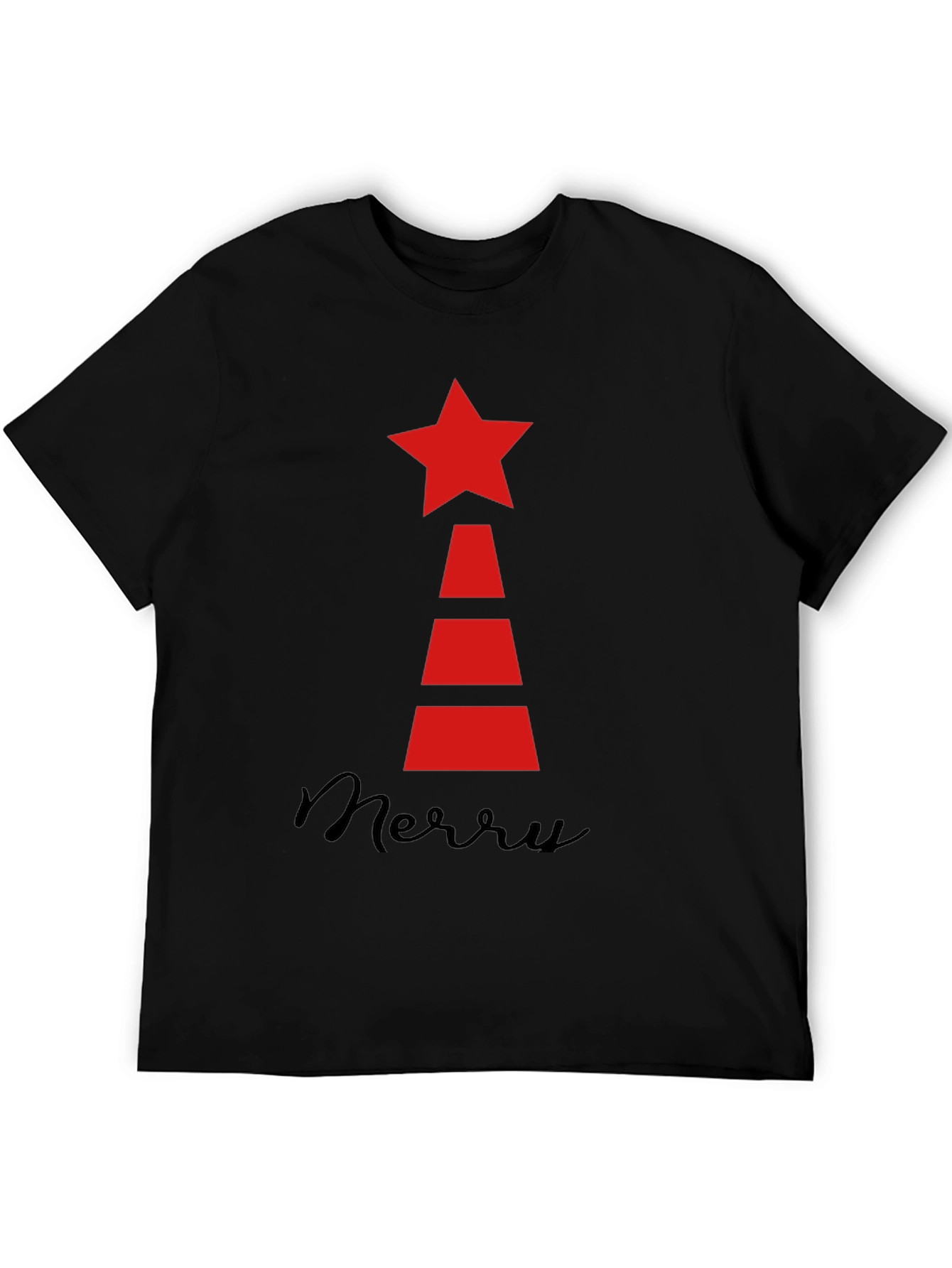 Festive Holiday Star Tree T-Shirt
