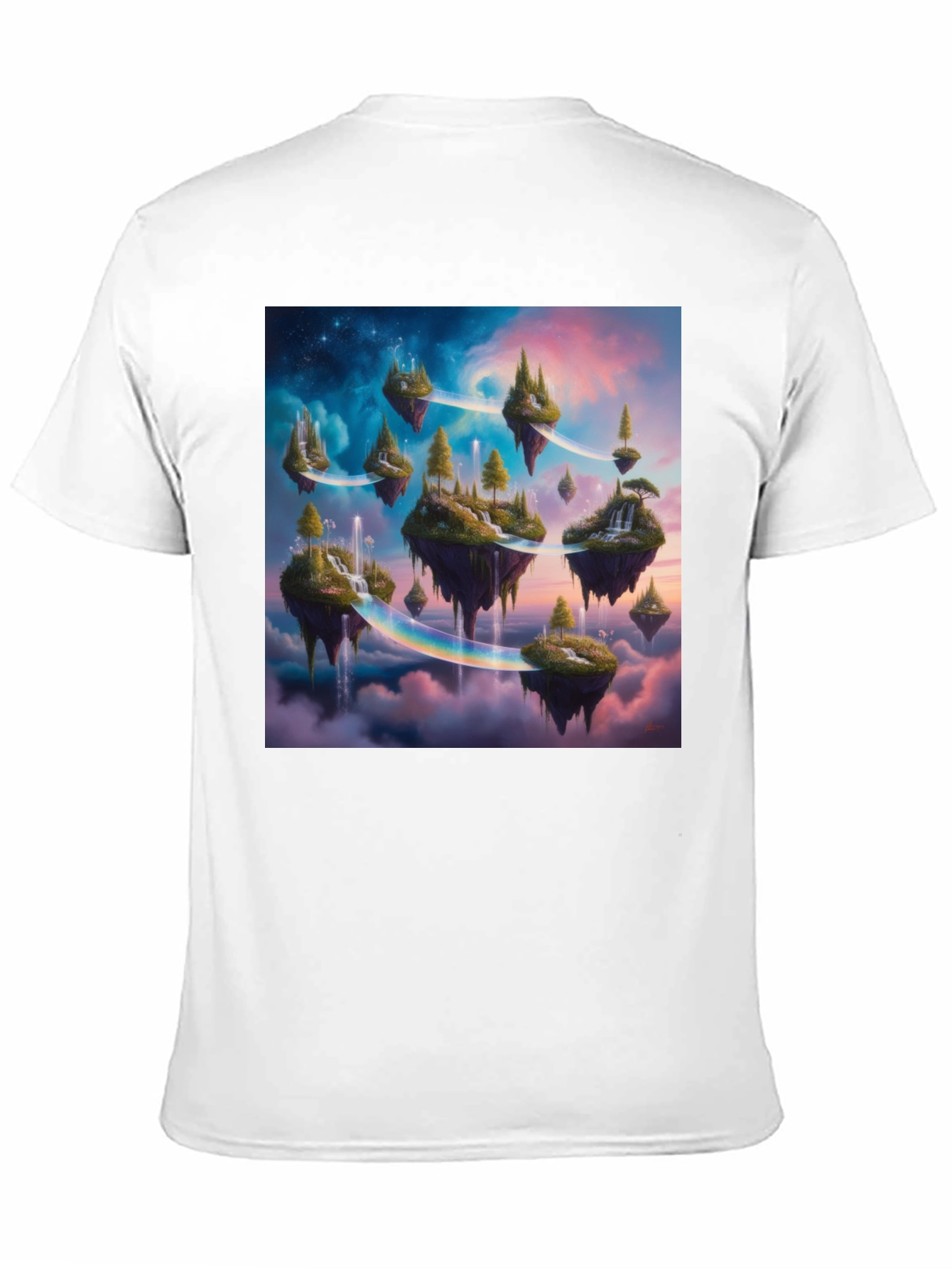 Fantasy Island Graphic Tee - Black Cotton T-Shirt