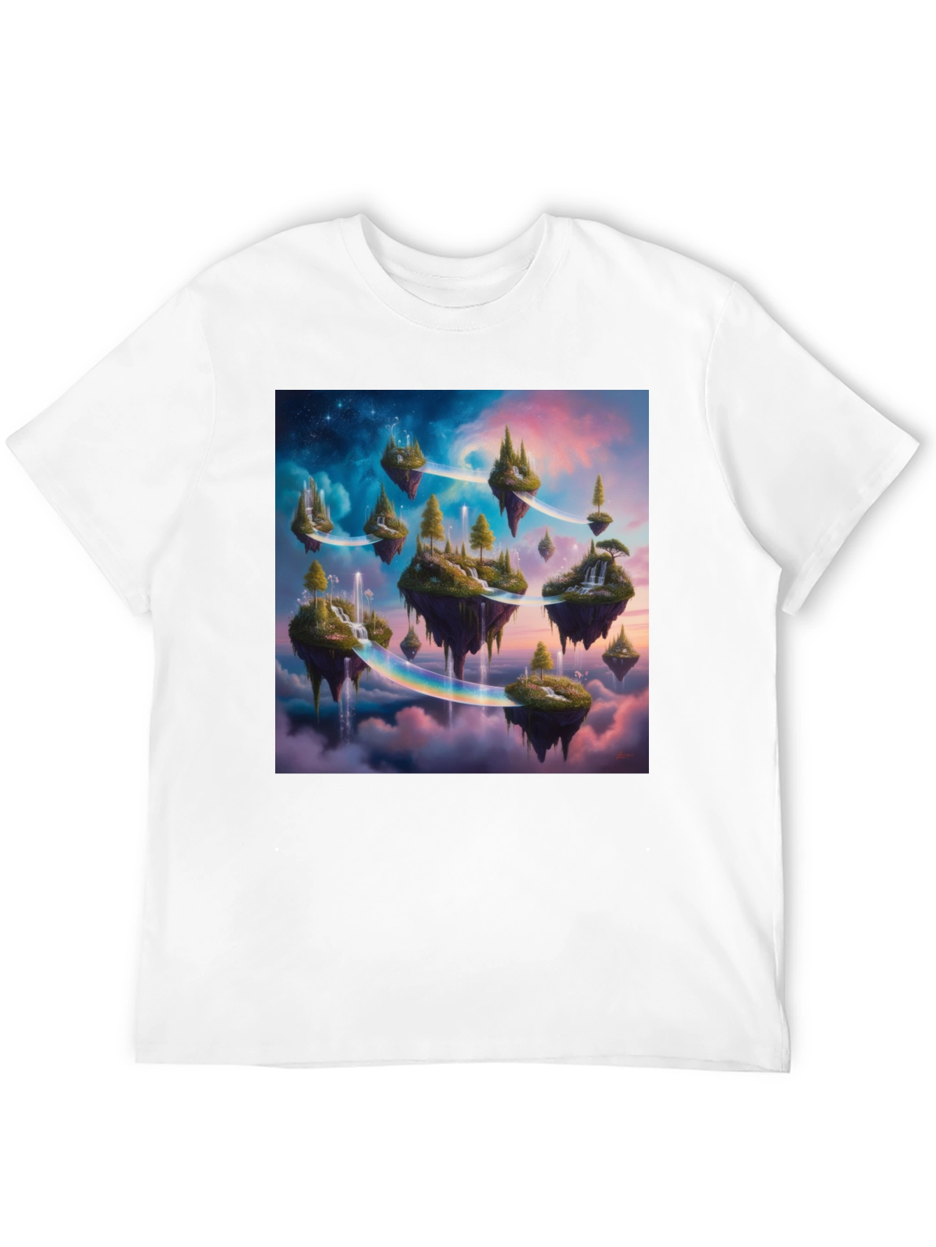 Fantasy Island Graphic Tee - Black Cotton T-Shirt