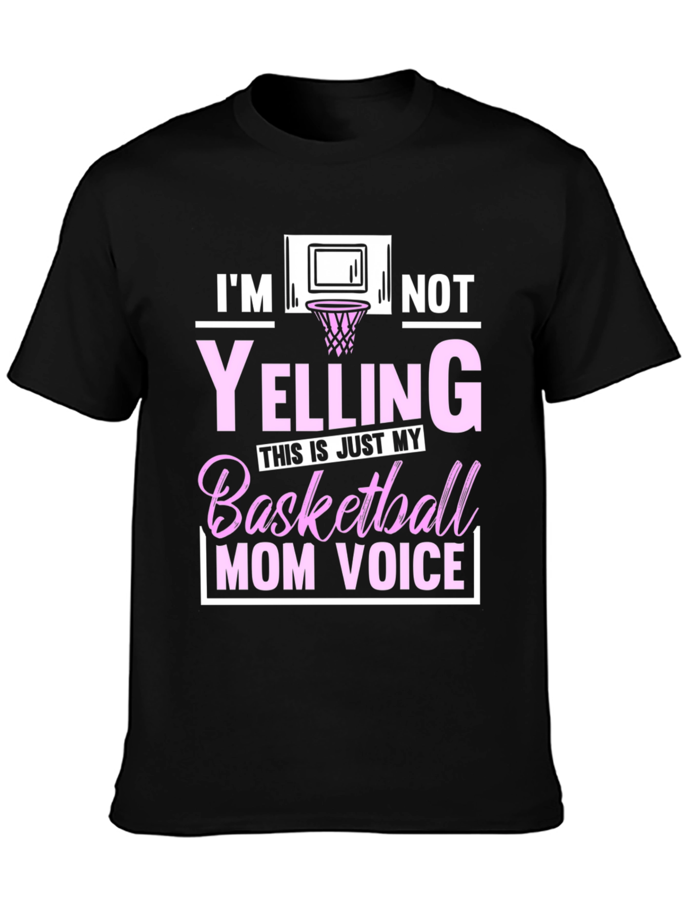 Basketball Mom Voice Graphic T-Shirt