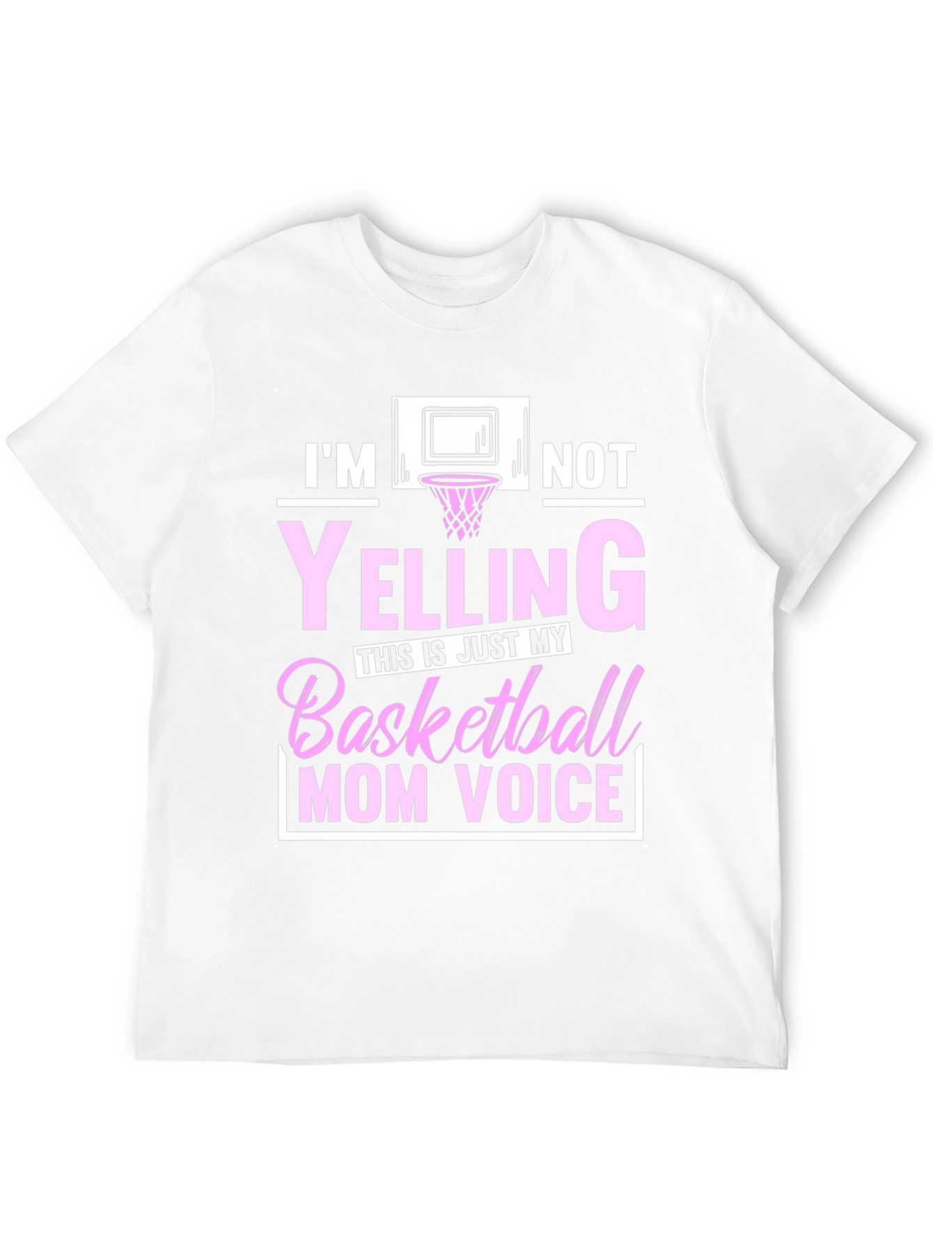 Basketball Mom Voice Graphic T-Shirt