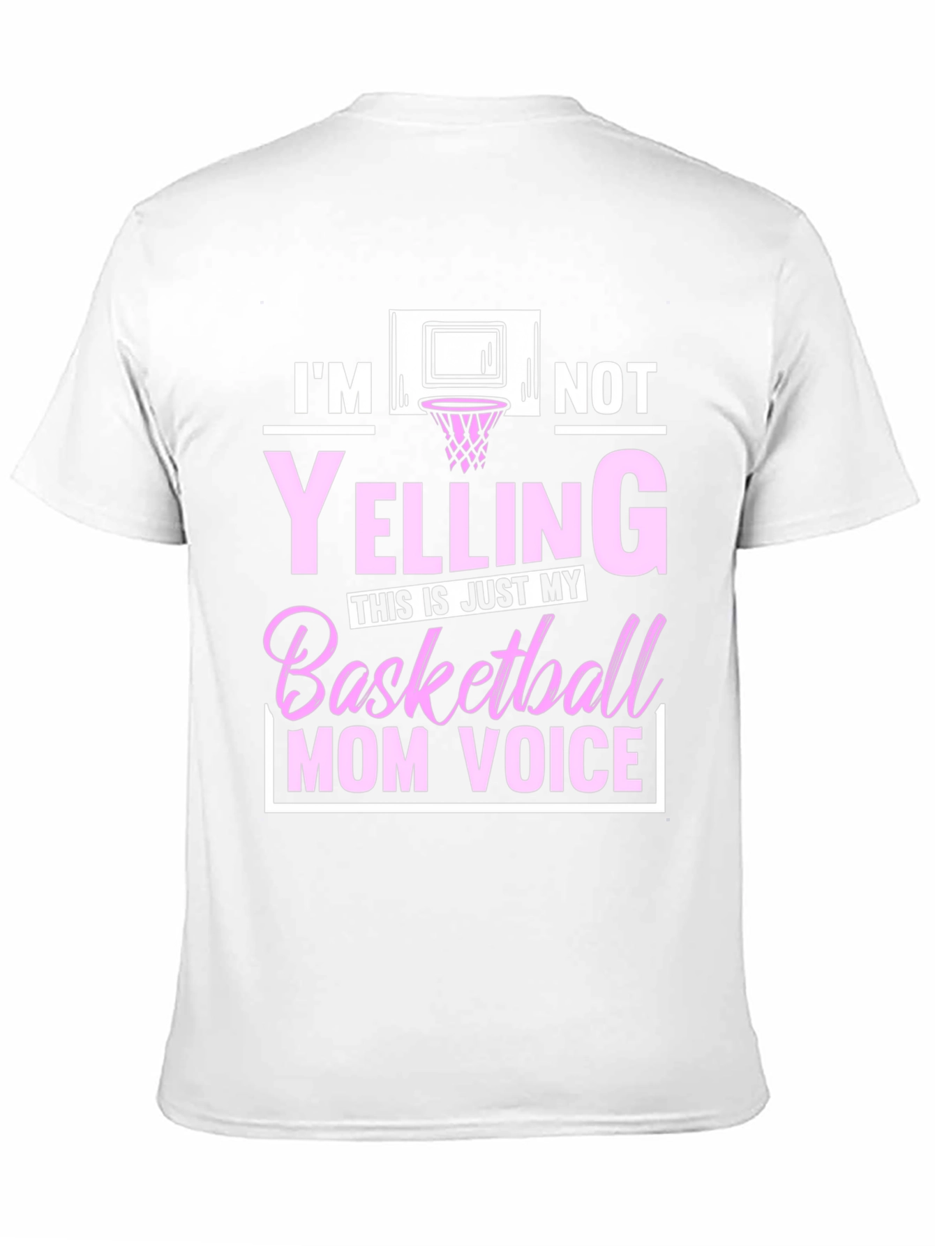 Basketball Mom Voice Graphic T-Shirt