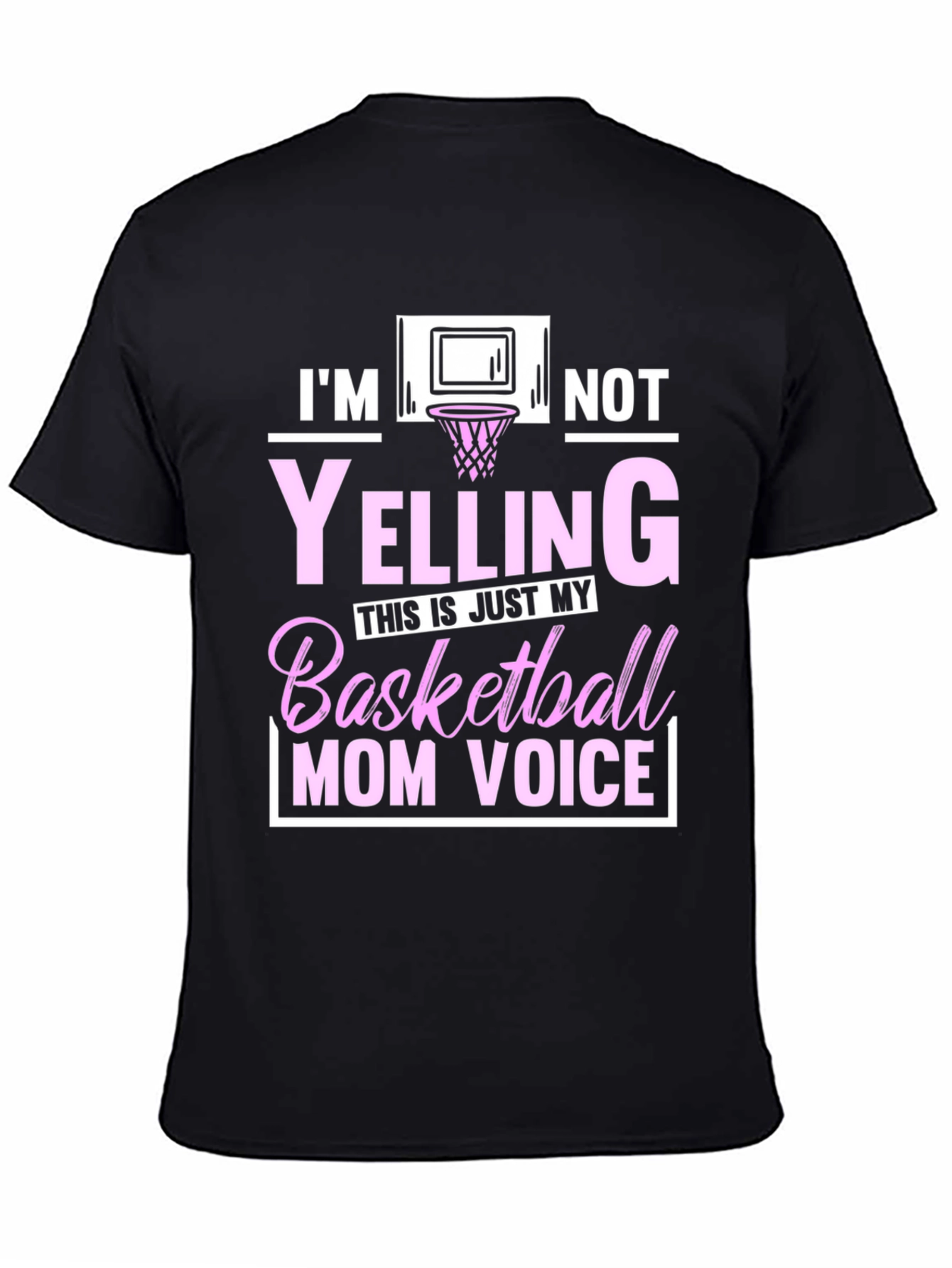 Basketball Mom Voice Graphic T-Shirt