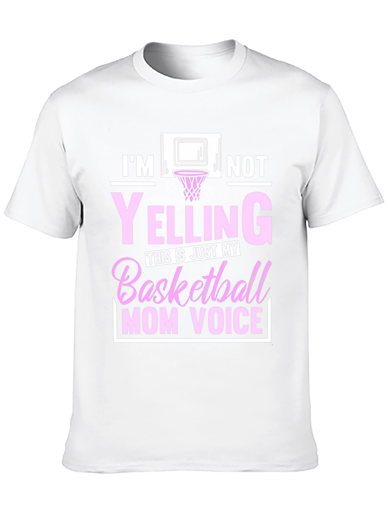 Basketball Mom Voice Graphic T-Shirt
