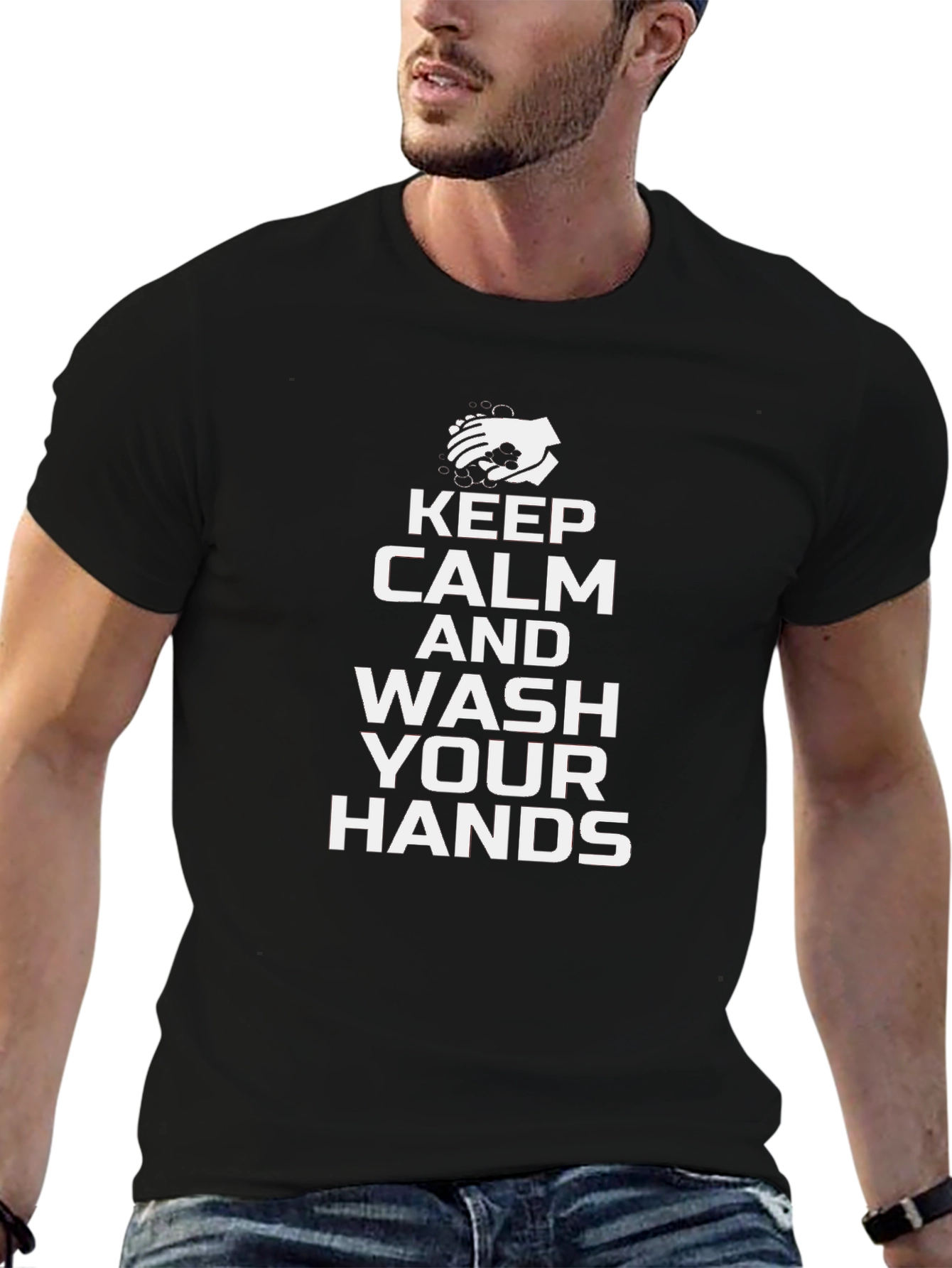 Keep Calm & Wash Your Hands Tee