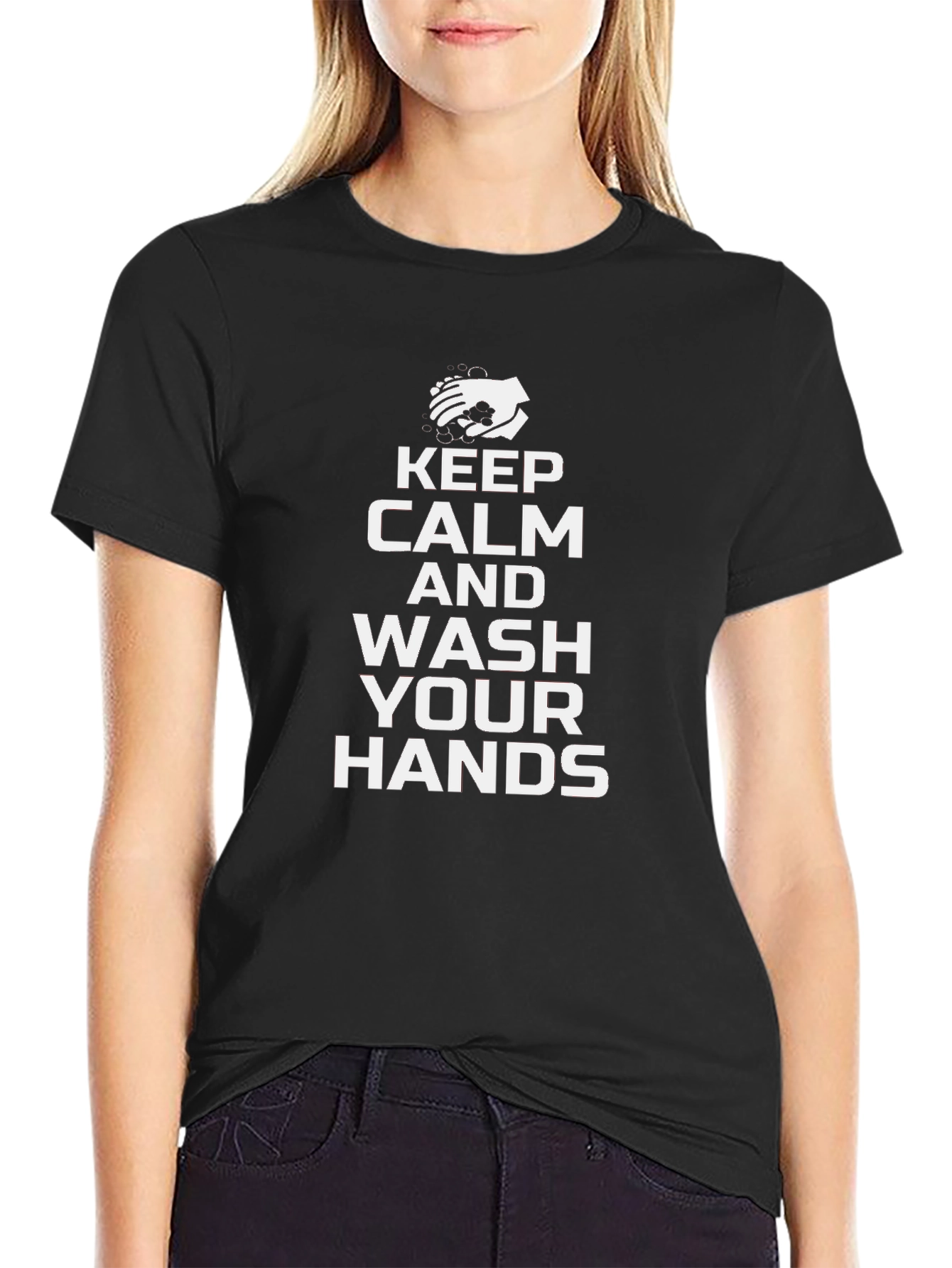 Keep Calm & Wash Your Hands Tee
