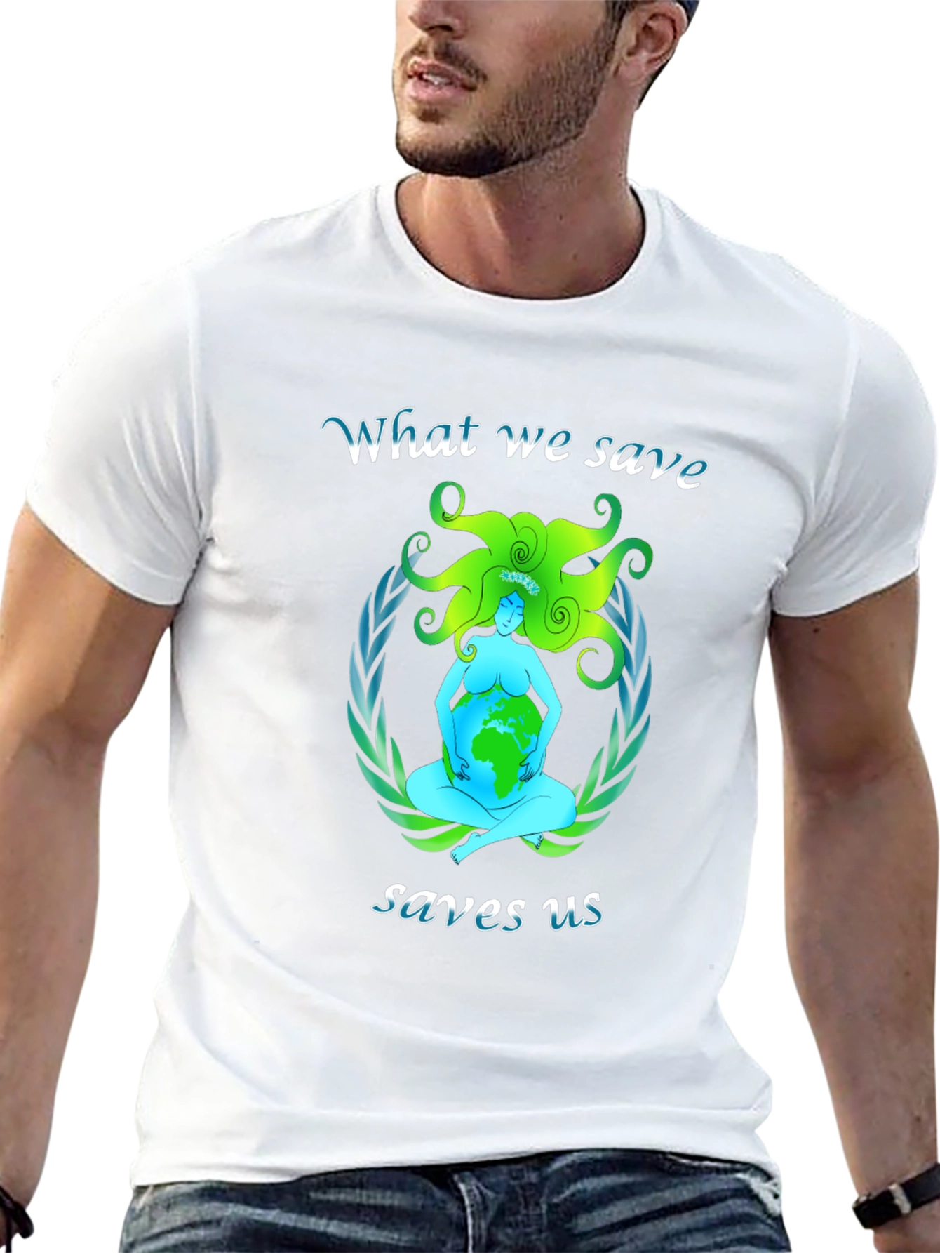 Earth Mother Tee: Save the Planet Save Us