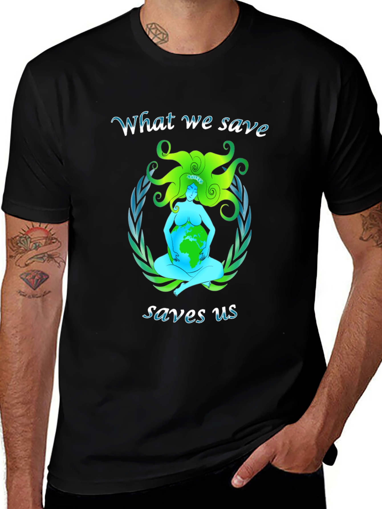 Earth Mother Tee: Save the Planet Save Us