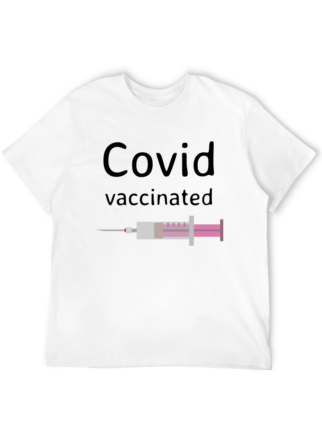 Covid Vaccinated Graphic Tee - Modern Fit