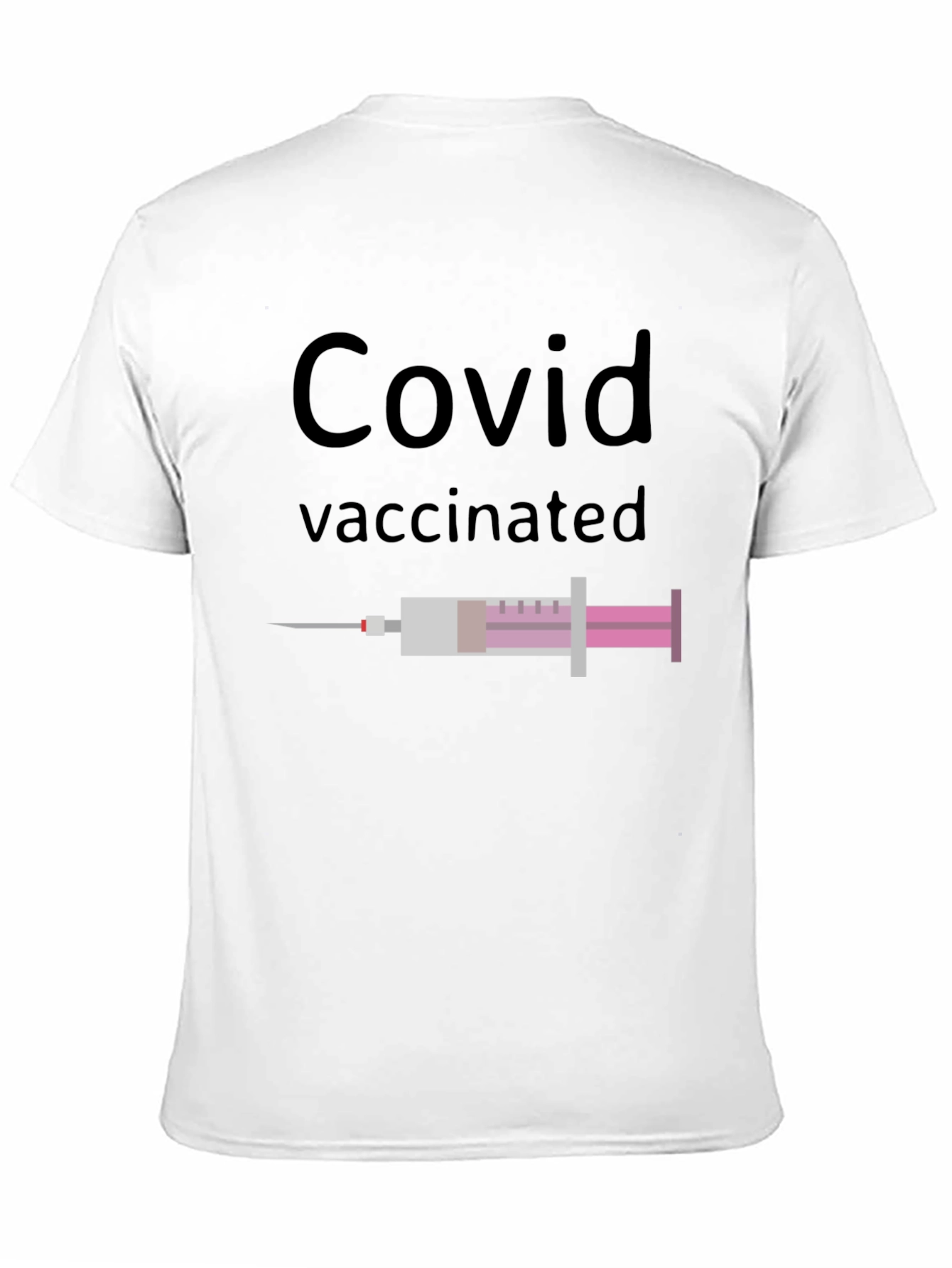 Covid Vaccinated Graphic Tee - Modern Fit